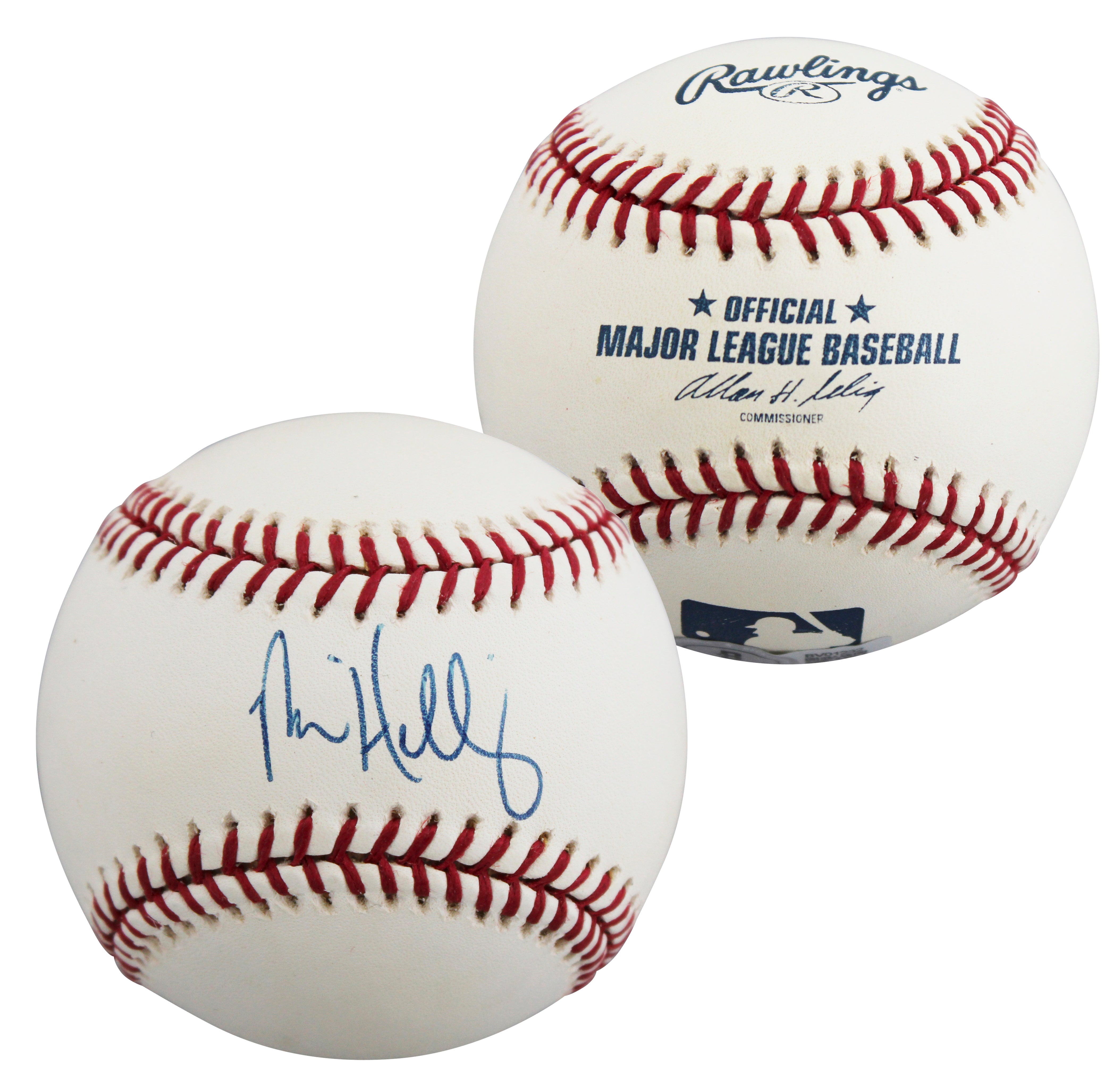 Marlins Rick Helling Authentic Signed OML Baseball Autographed BAS #BV01232