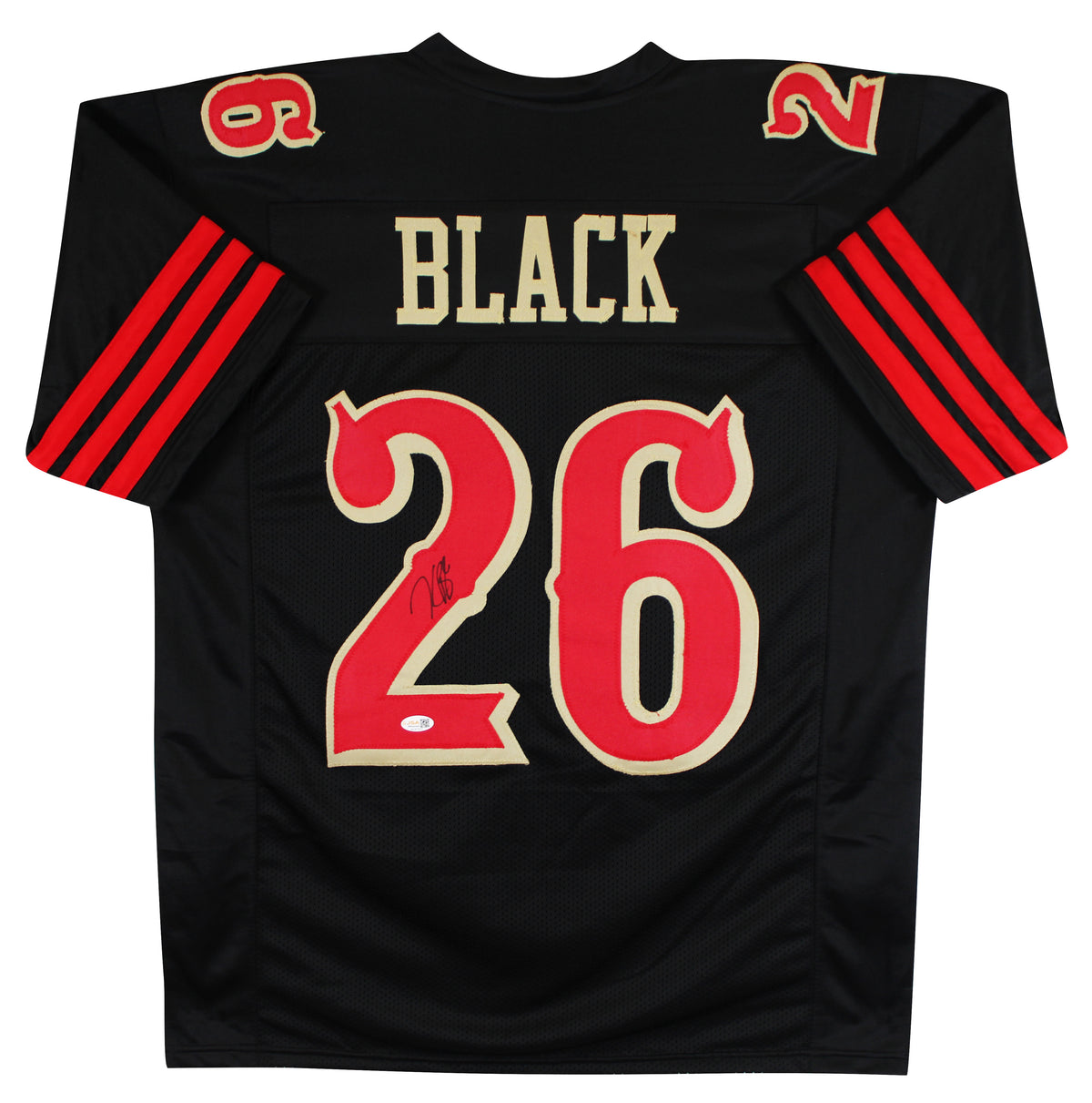 Kaelon Black Signed 2025 Rivalries Black Pro Style Jersey JSA Witnessed