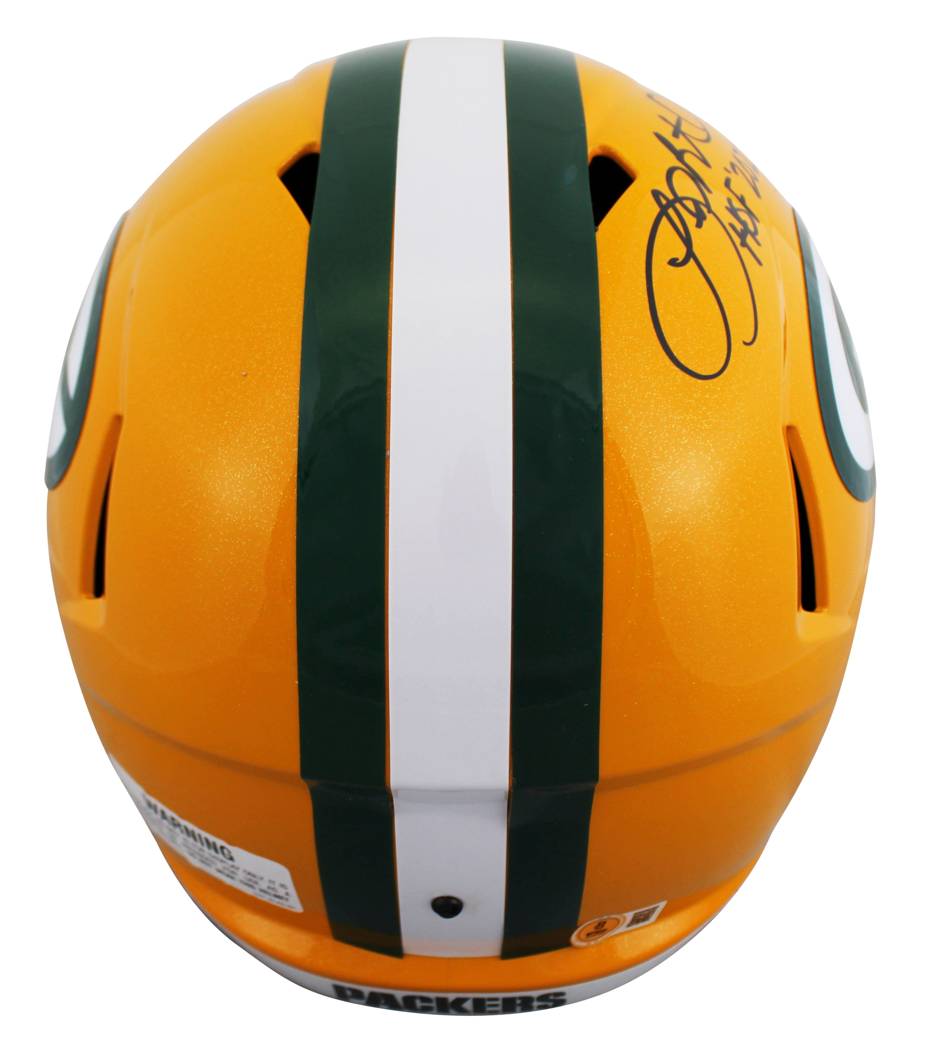 Packers LeRoy Butler "HOF 2022" Signed Full Size Speed Rep Helmet BAS Witnessed