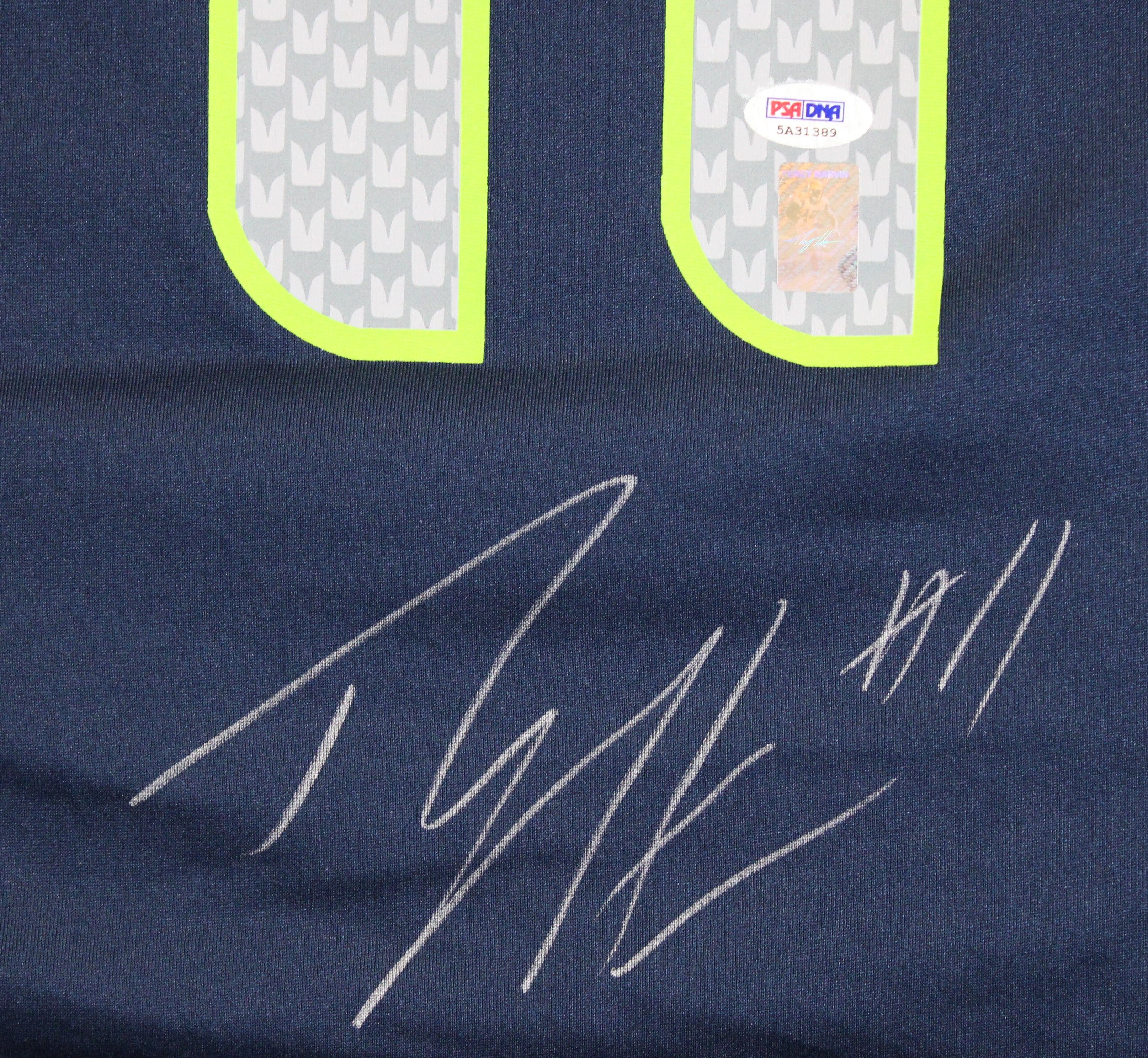 Seahawks Percy Harvin Signed Navy Blue Nike Game Jersey PSA/DNA Itp #5A31389