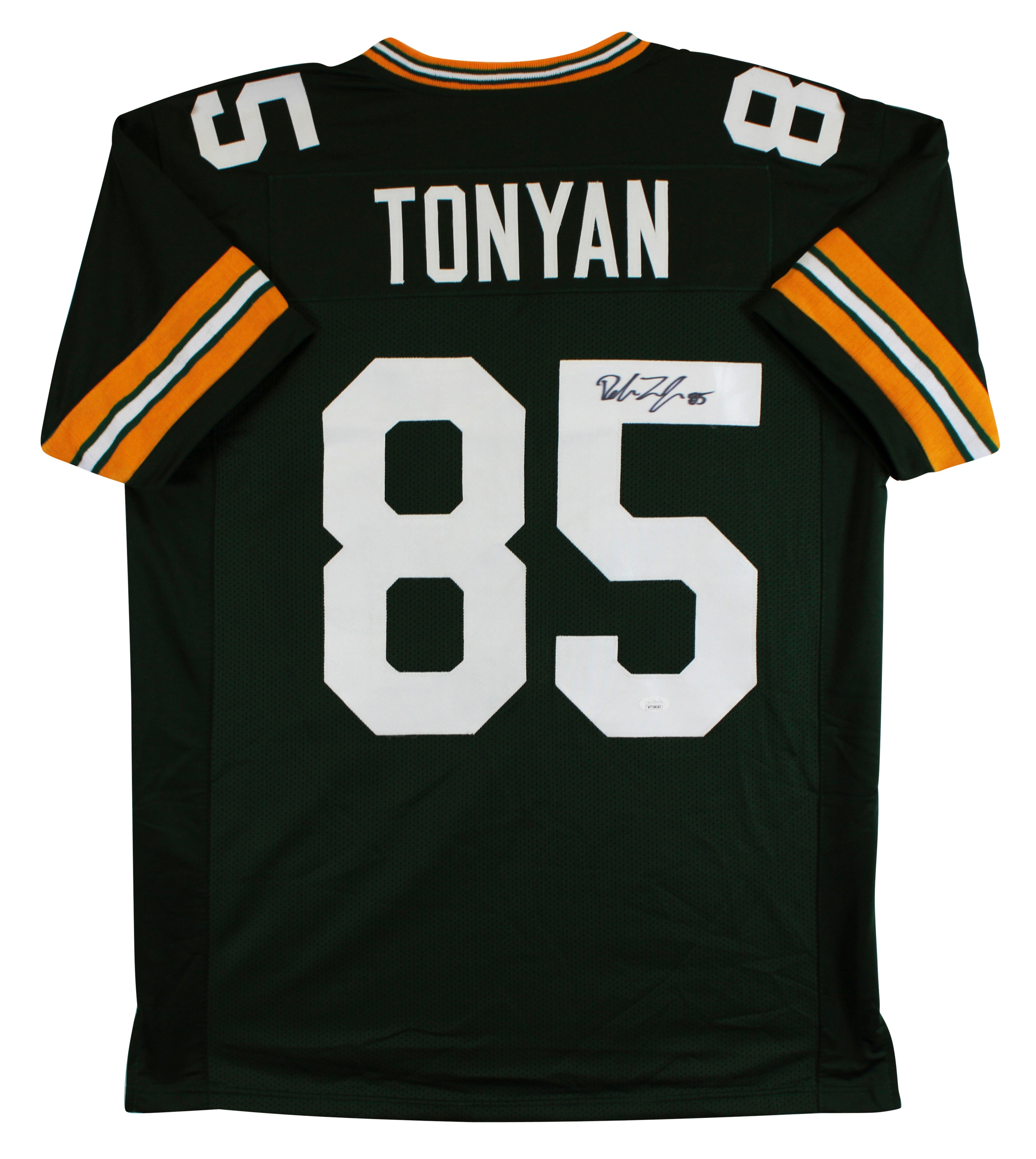 Robert Tonyan Authentic Signed Green Pro Style Jersey JSA Witness #WIT298285