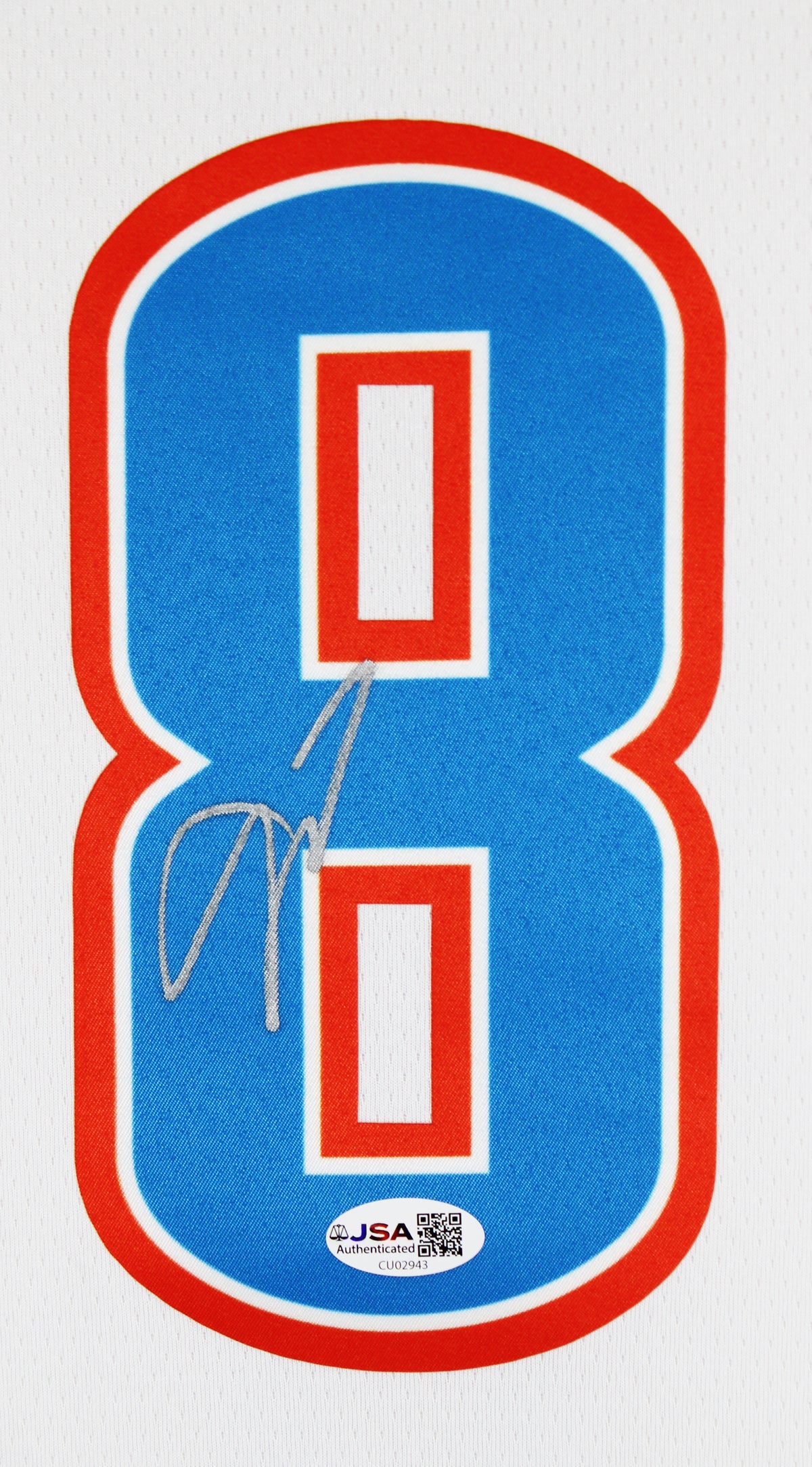 Thunder Jalen Williams Signed White Nike Association Edition Framed Jersey JSA