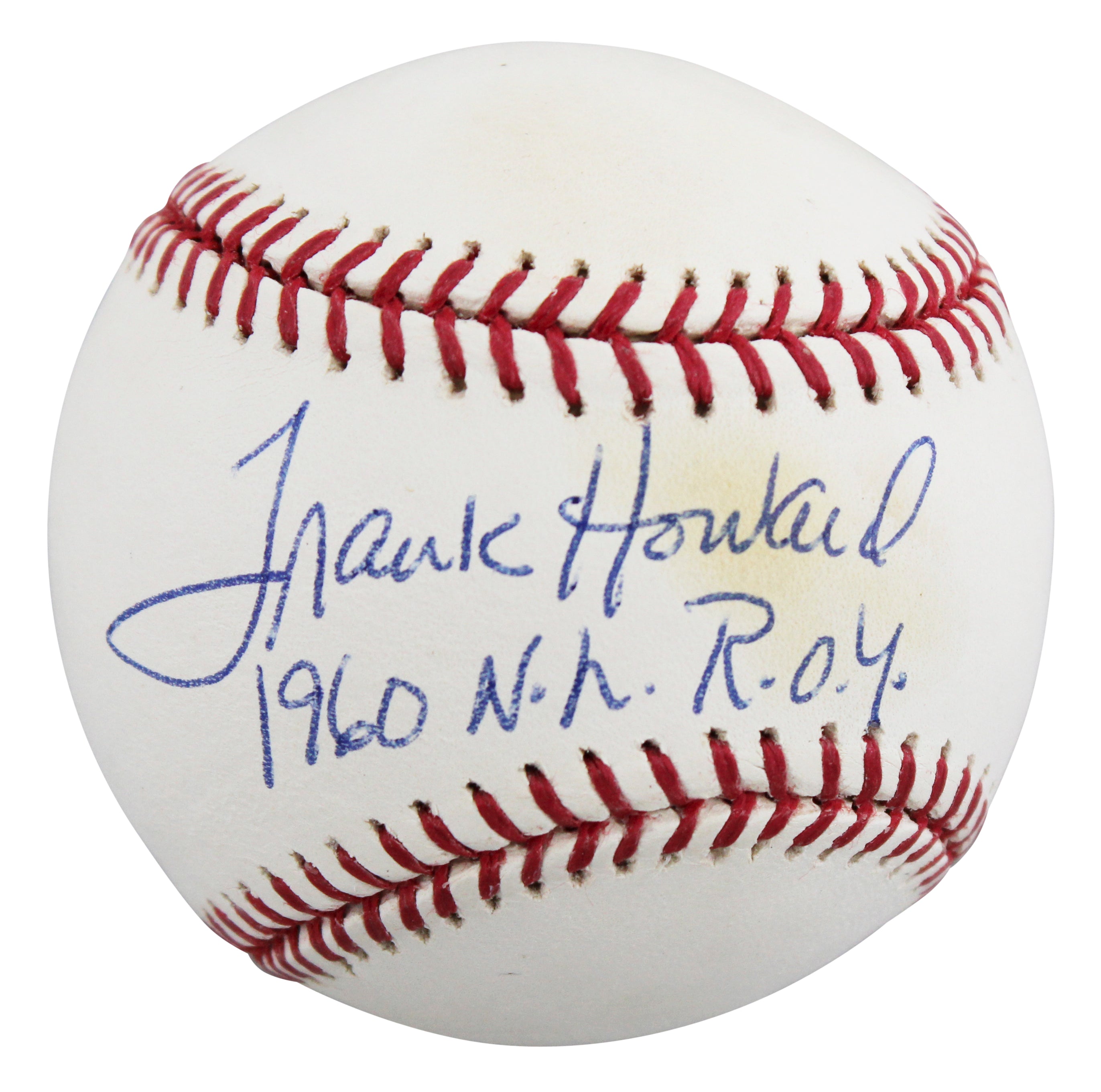 Senators Frank Howard "1960 NL ROY" Authentic Signed OML Baseball BAS #BV01136