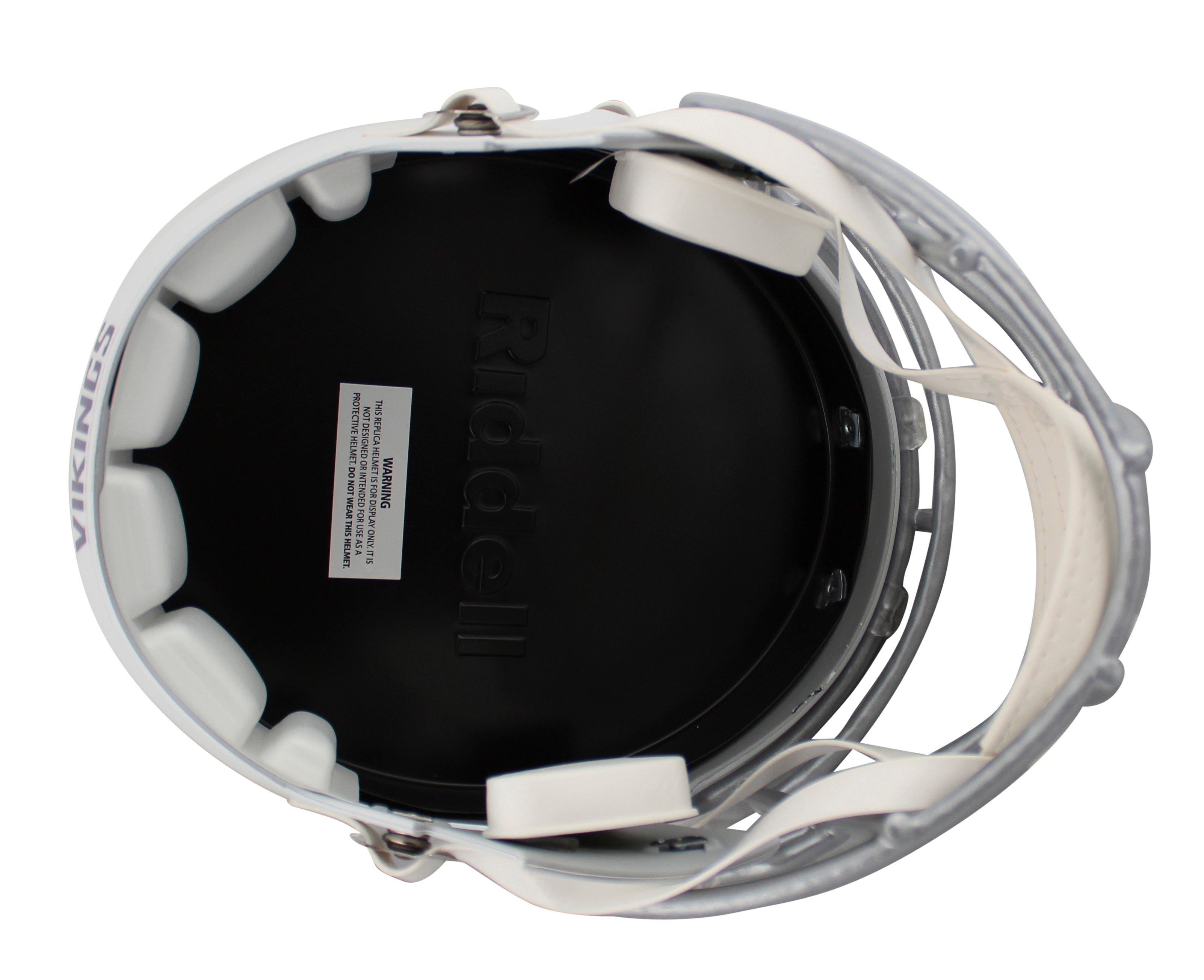 Vikings Adrian Peterson Signed 2024 Alt Full Size Speed Rep Helmet W/ Case BAS W