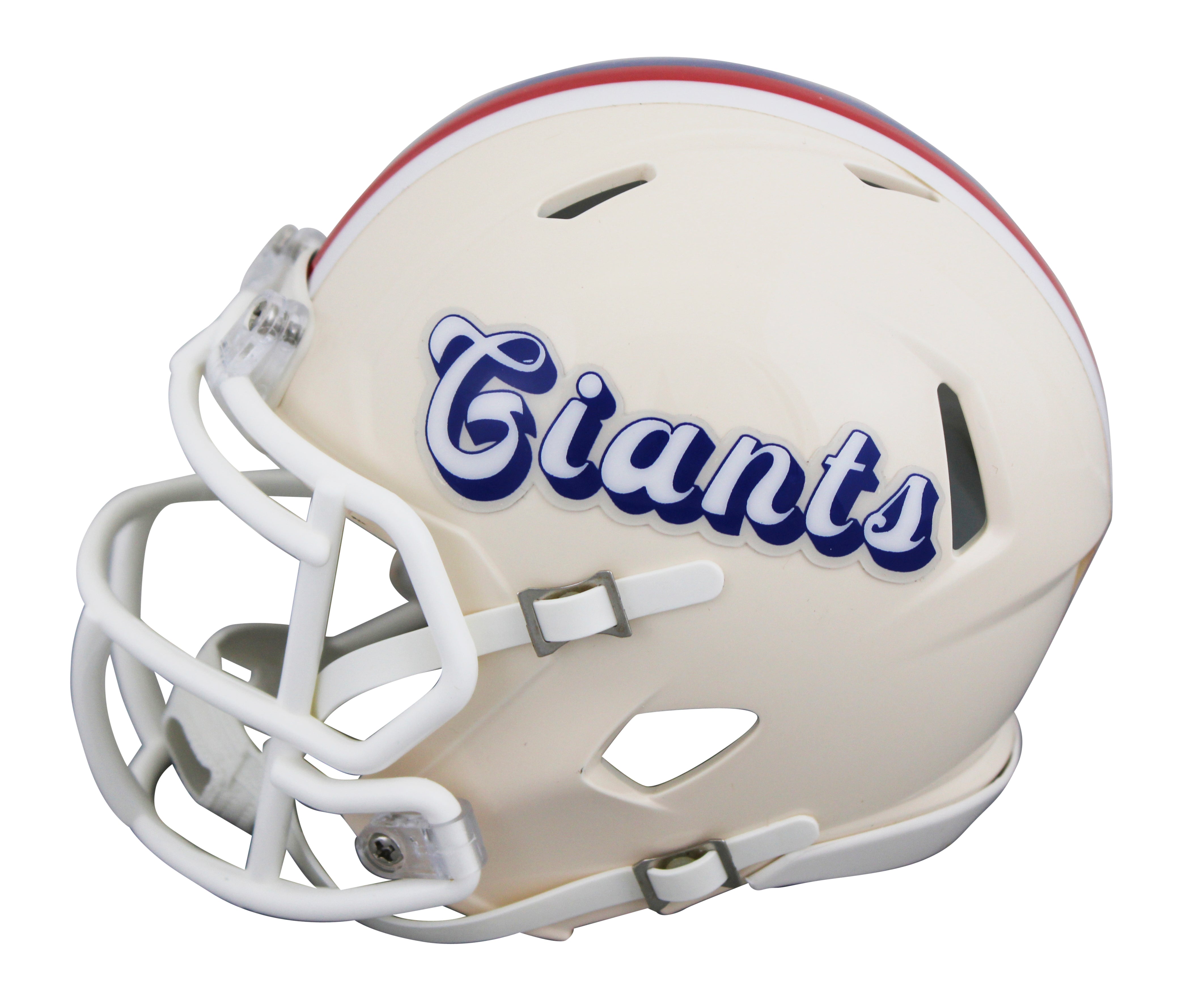 Giants Abdul Carter Authentic Signed Retro Speed Mini Helmet BAS Witnessed