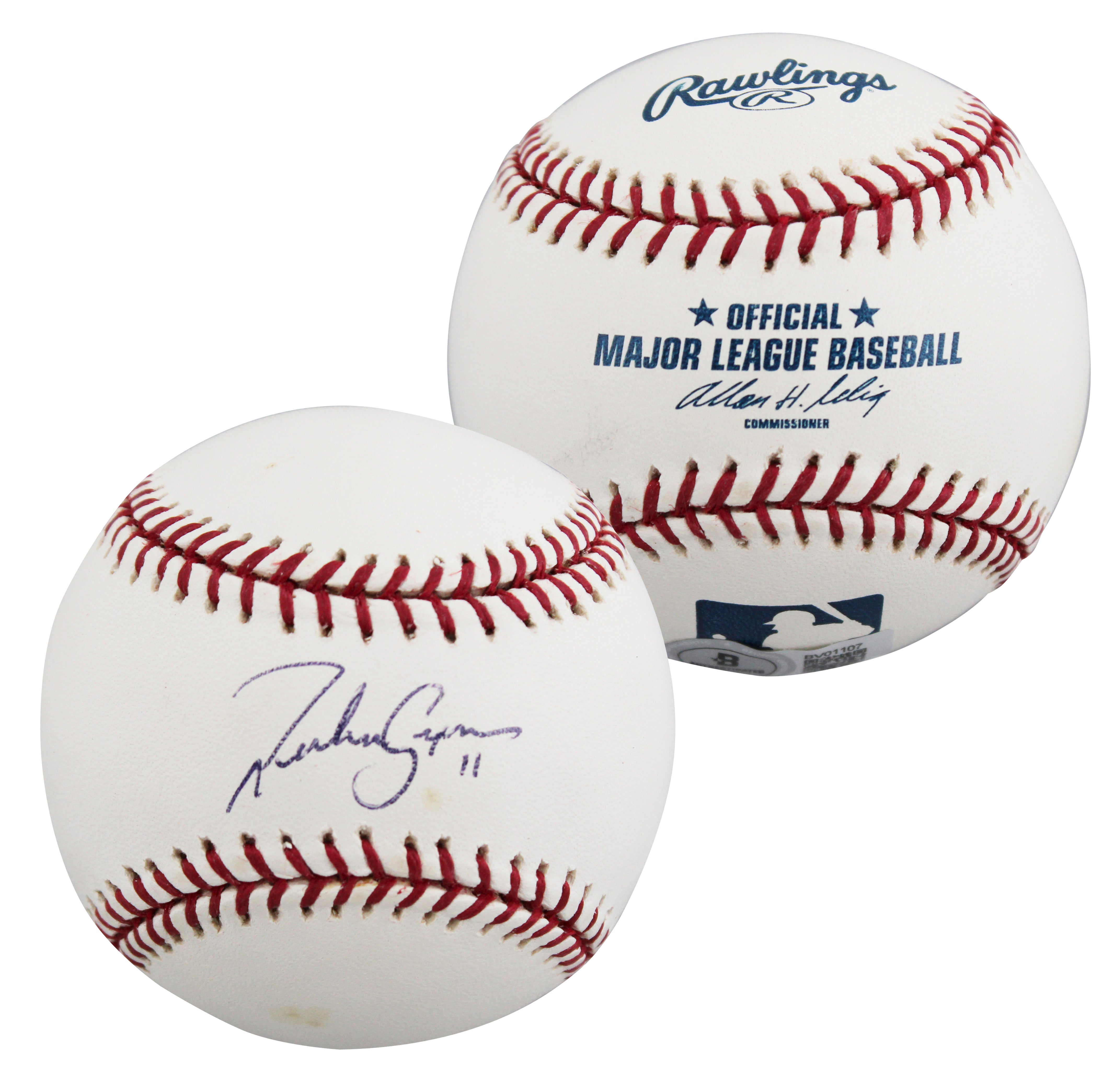 Brewers Richie Sexson Authentic Signed OML Baseball Autographed BAS #BV01107