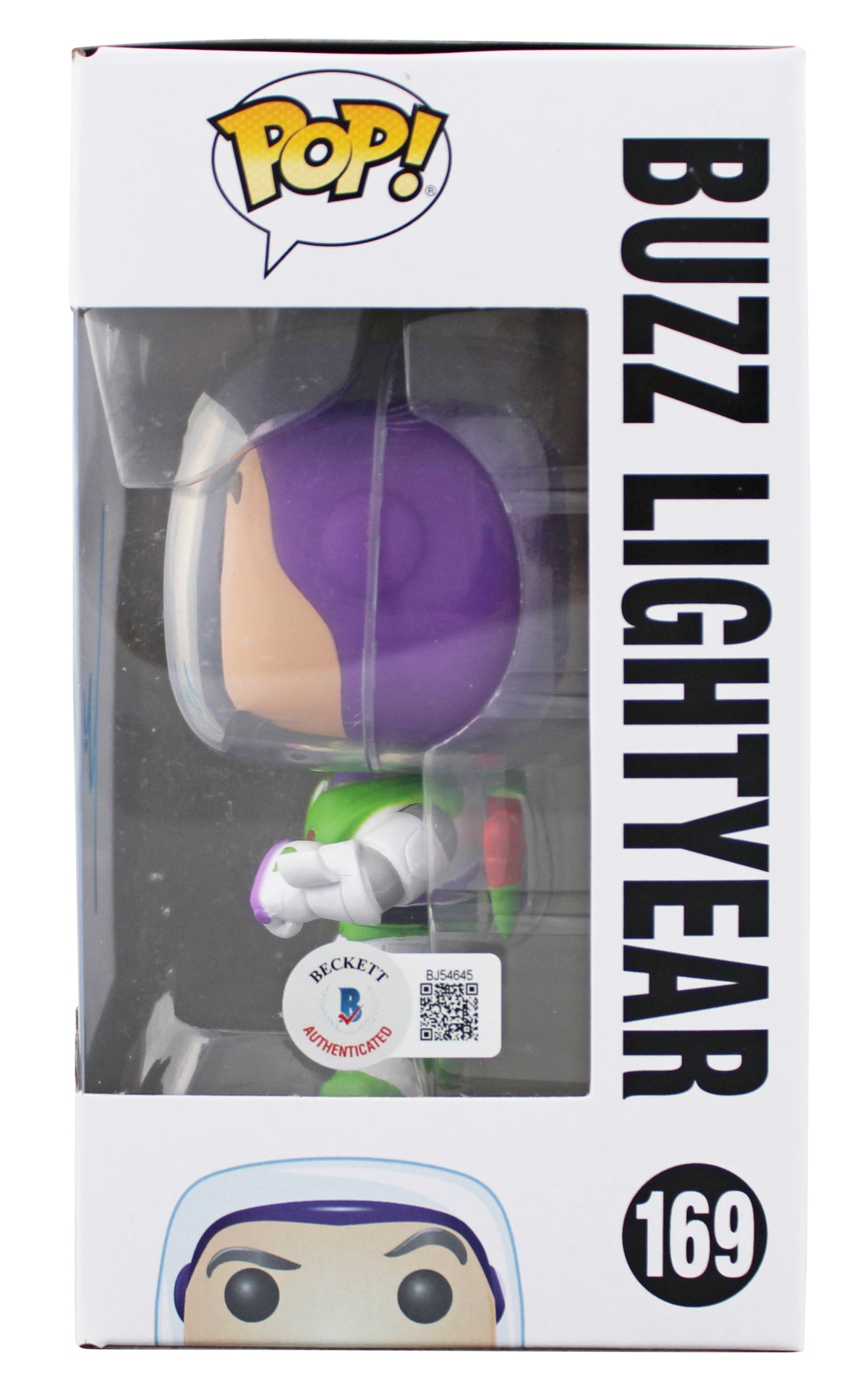 Tim Allen Toy Story Signed Buzz Lightyear #169 Funko Pop Vinyl Figure BAS