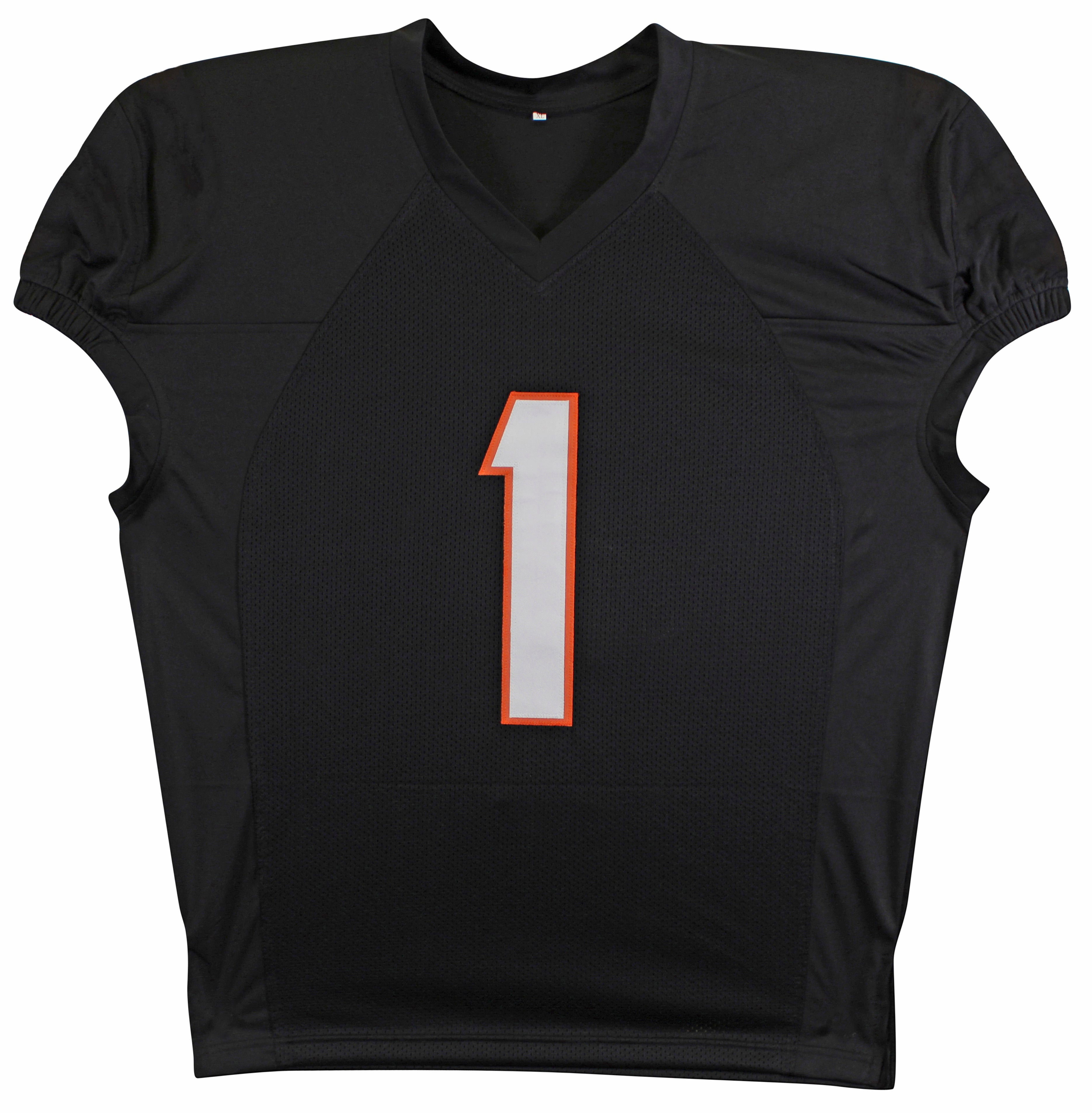 Ja'Marr Chase Authentic Signed Black Procut Style Jersey Autographed BAS