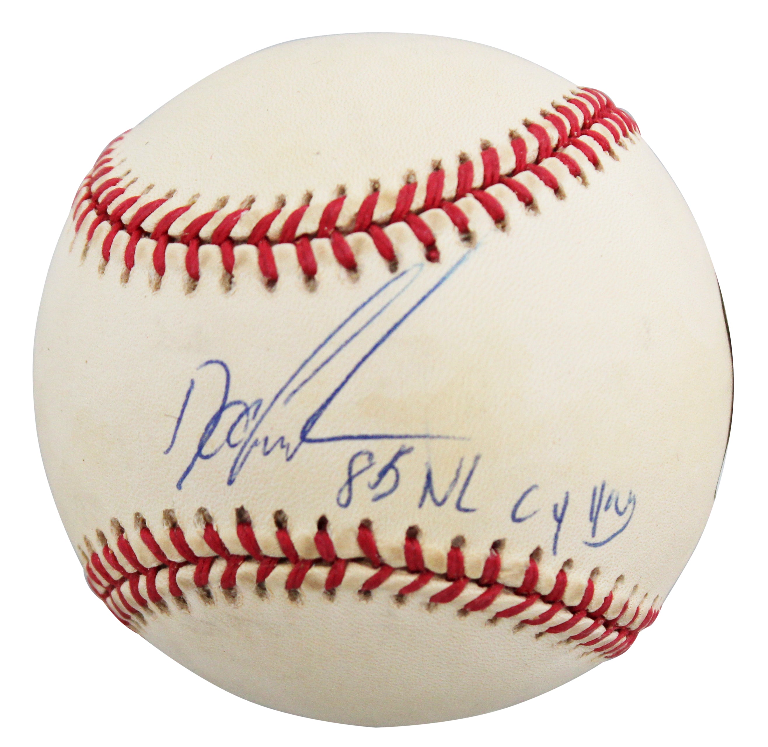 Mets Doc Gooden "85 NL CY Young" Signed Coleman ONL Baseball BAS #BV01111