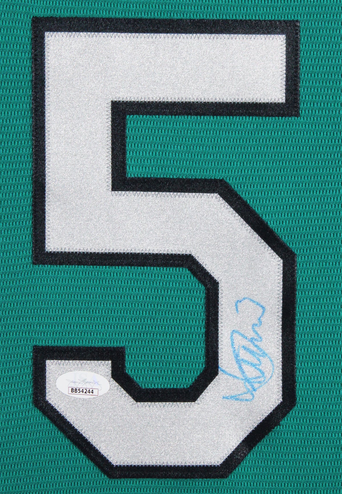 Mariners Ichiro Suzuki Authentic Signed Teal Majestic Framed Jersey JSA #BB54244