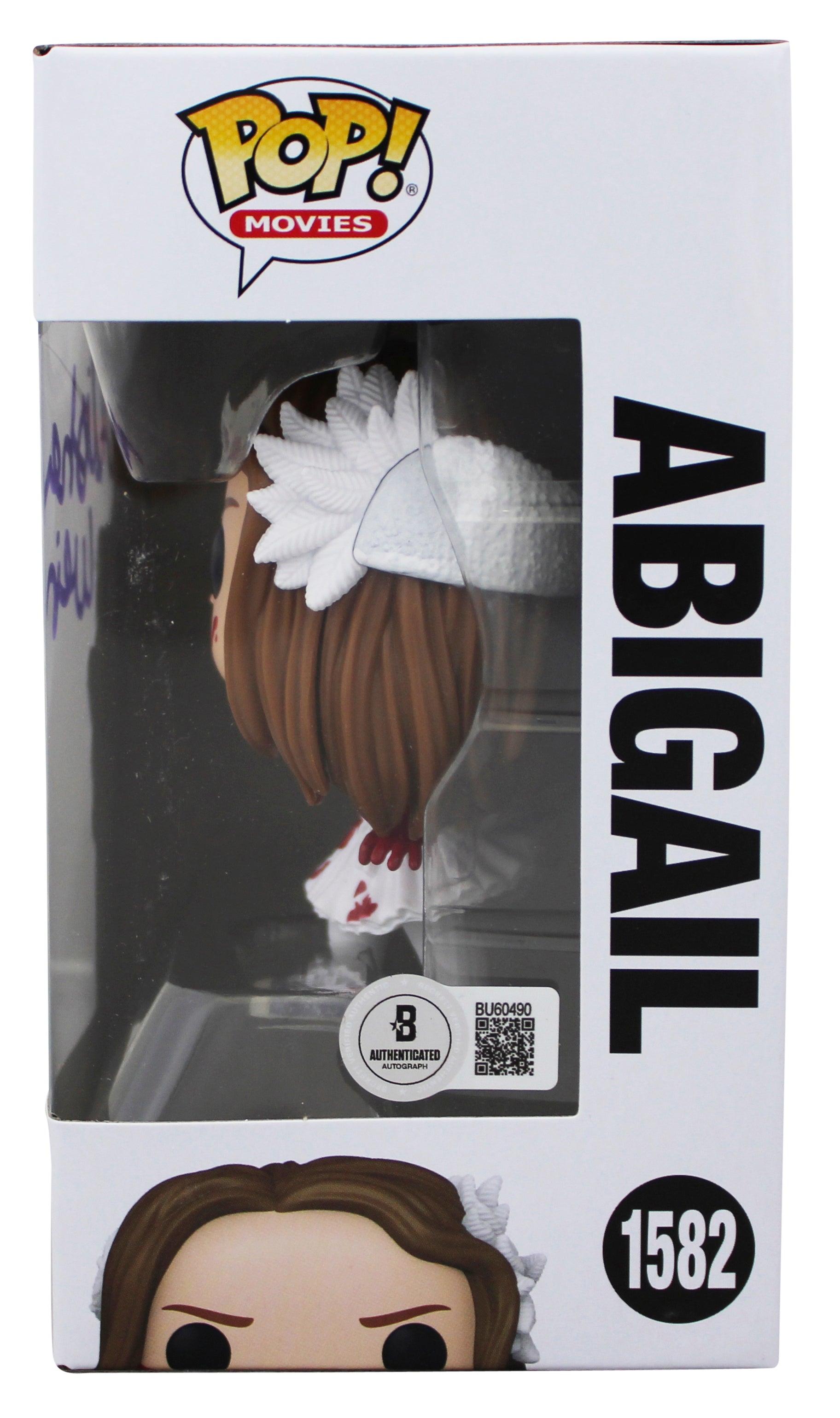 Alisha Weir Abigail Signed Abigail #1582 Funko Pop Vinyl Figure BAS #BU60490