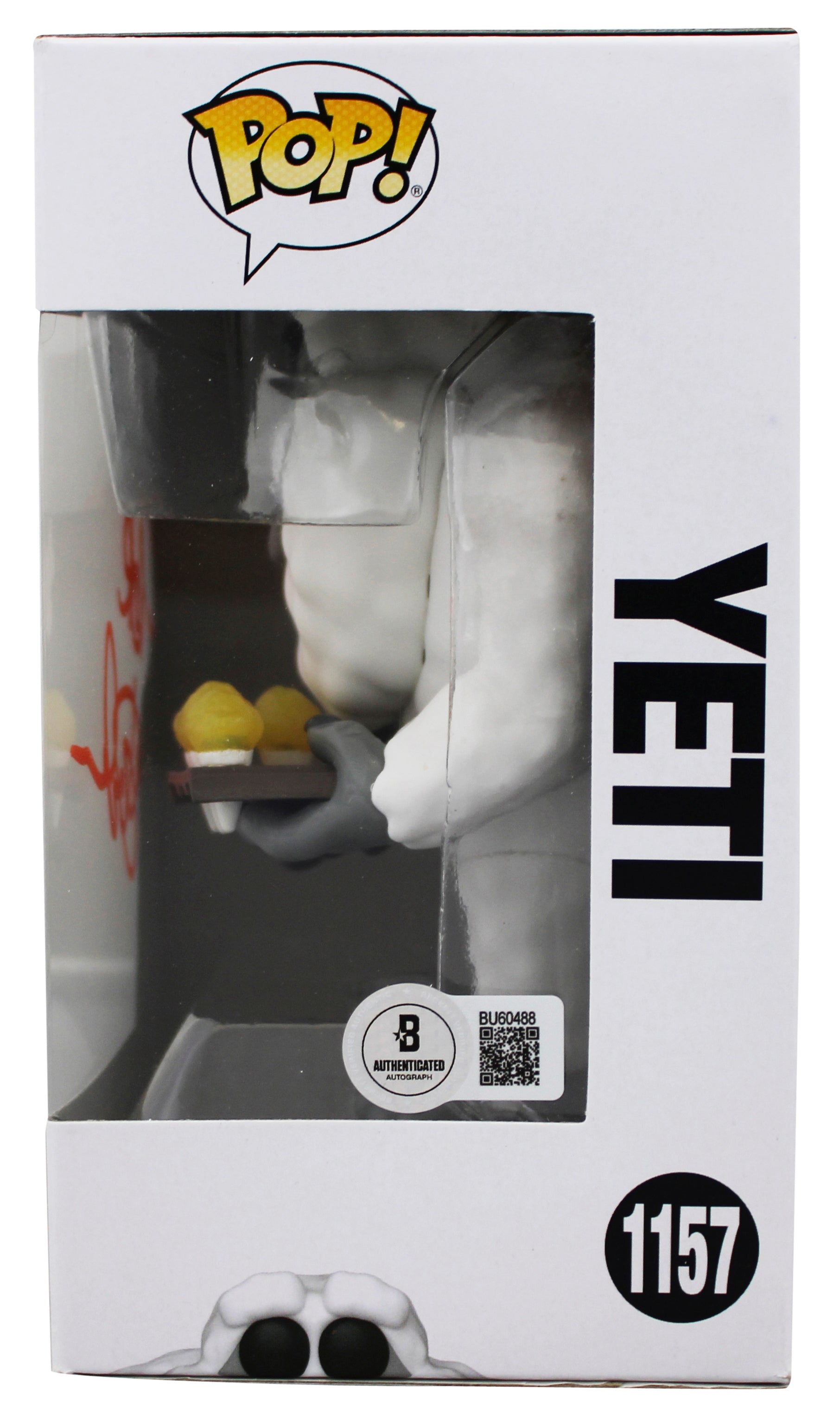 Pete Docter Monsters Signed Yeti #1157 Funko Pop Vinyl Figure BAS #BU60488