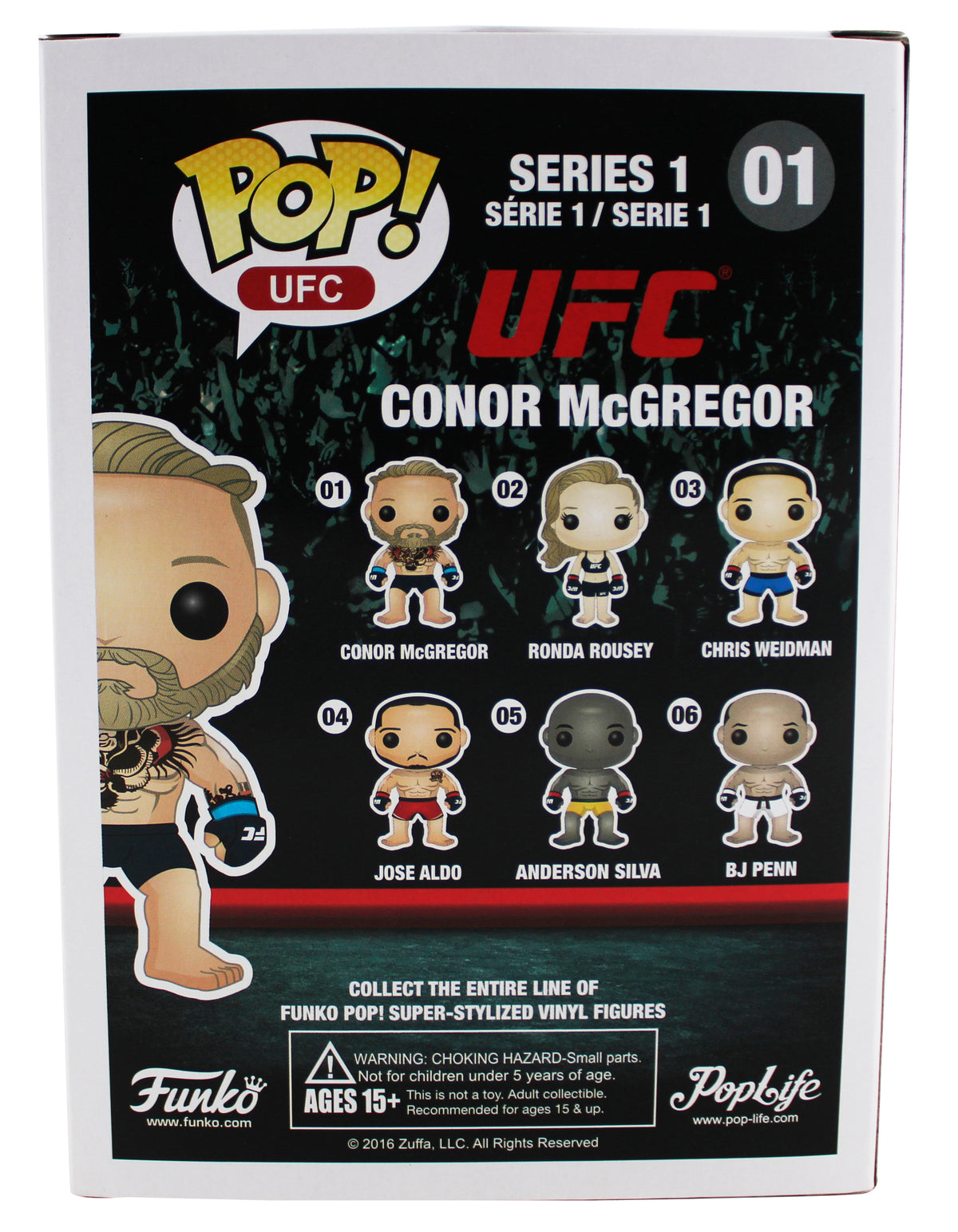 Conor McGregor Authentic Signed UFC #01 Funko Pop Vinyl Figure JSA #AN49326