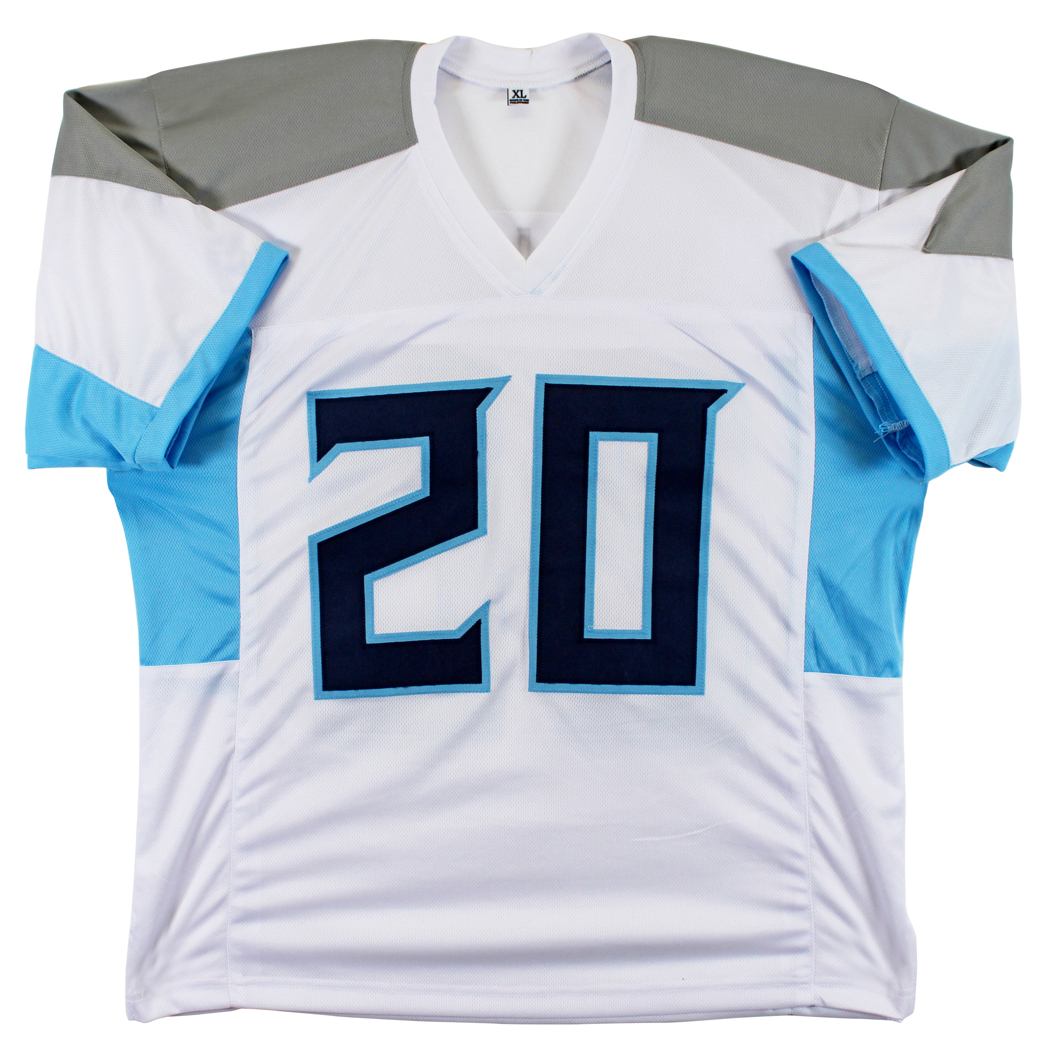 Tony Pollard Authentic Signed White Pro Style Jersey Autographed BAS Witnessed