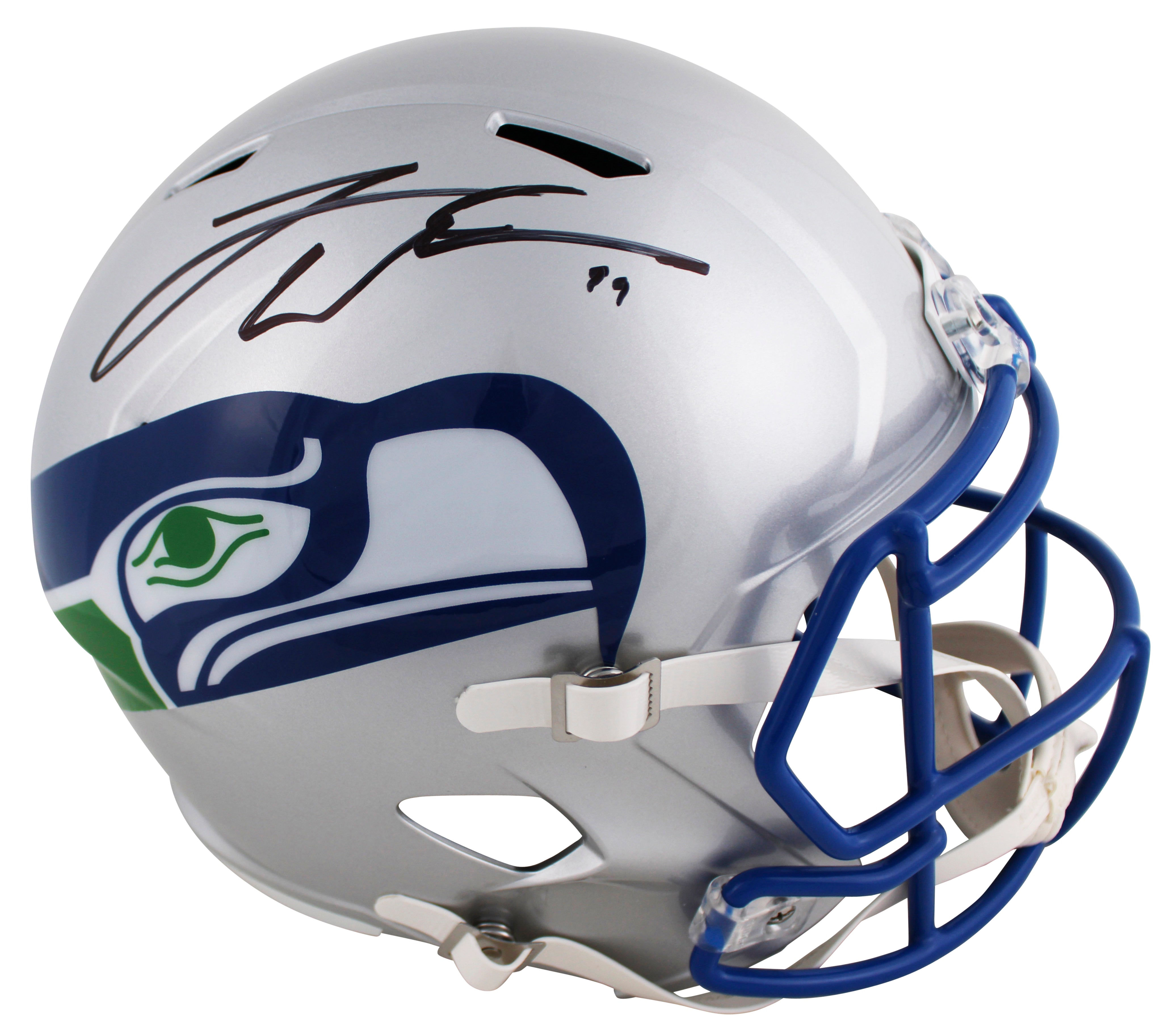 Seahawks Leonard Williams Signed 1983-01 TB Full Size Speed Rep Helmet BAS Wit