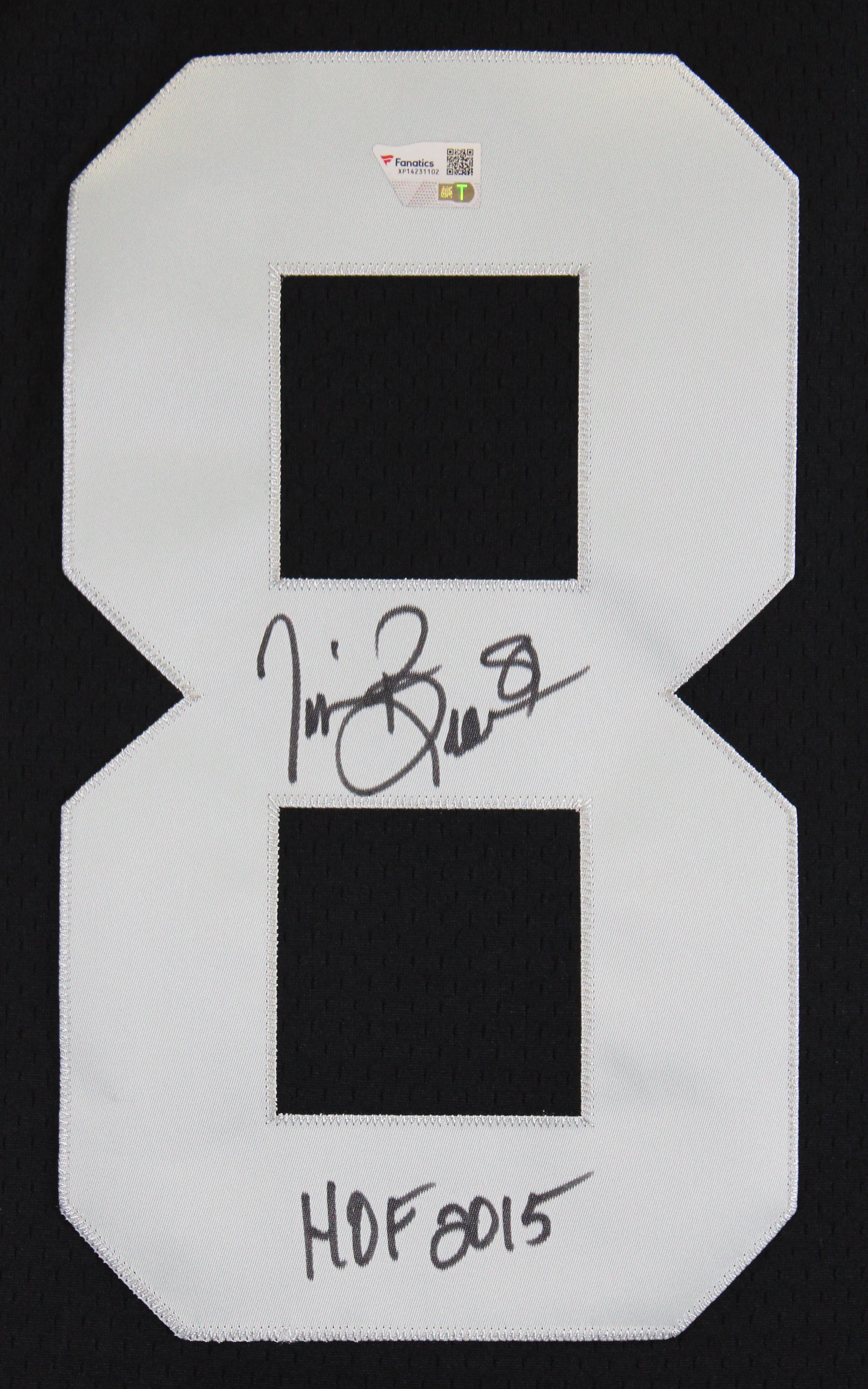 Raiders Tim Brown "HOF 2015" Authentic Signed Black M&N TB Jersey Fanatics