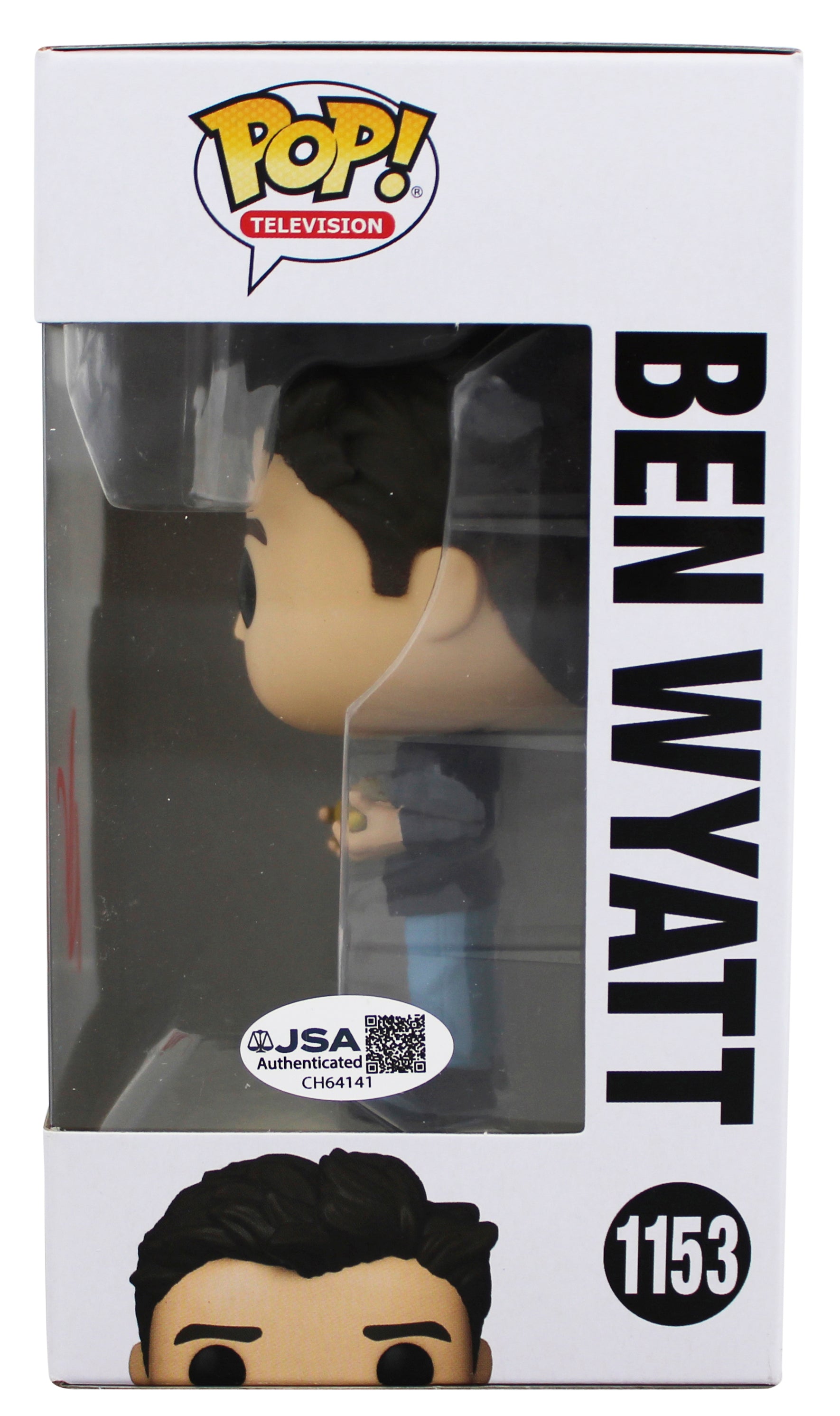 Adam Scott Parks & Recreation Signed Ben #1153 Funko Pop Figure JSA #CH64141
