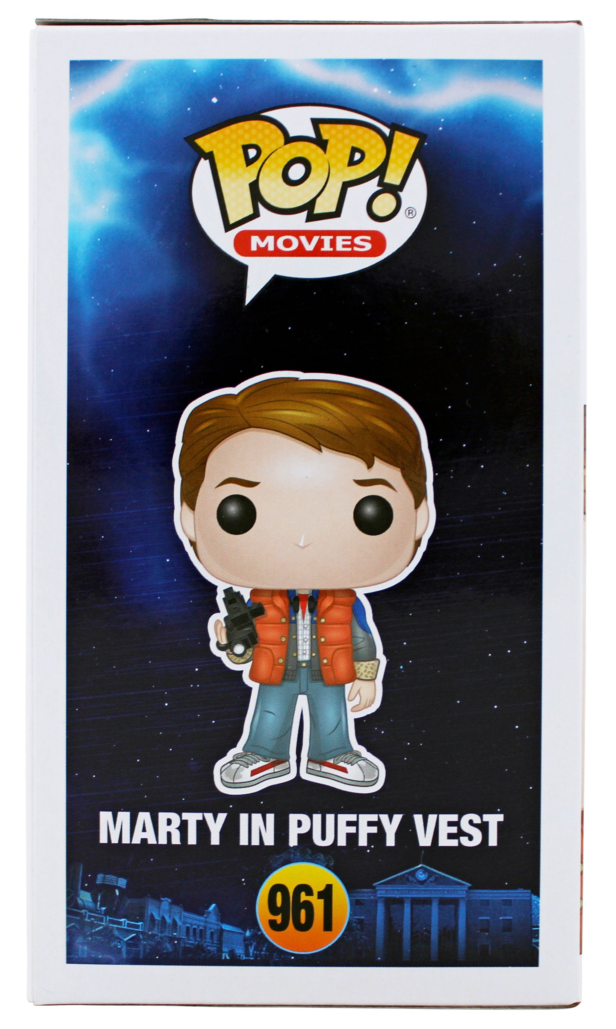 Michael J. Fox Back To The Future Signed #961 Funko Pop Vinyl Figure BAS