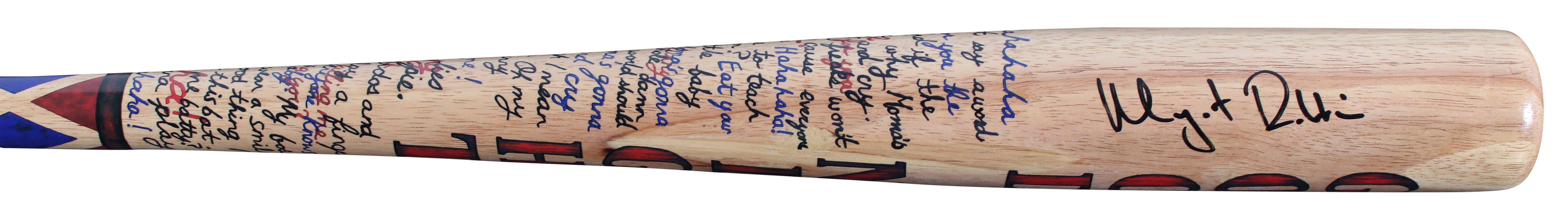 Margot Robbie Suicide Squad Signed Blonde Prop Replica Baseball Bat BAS #BS78019