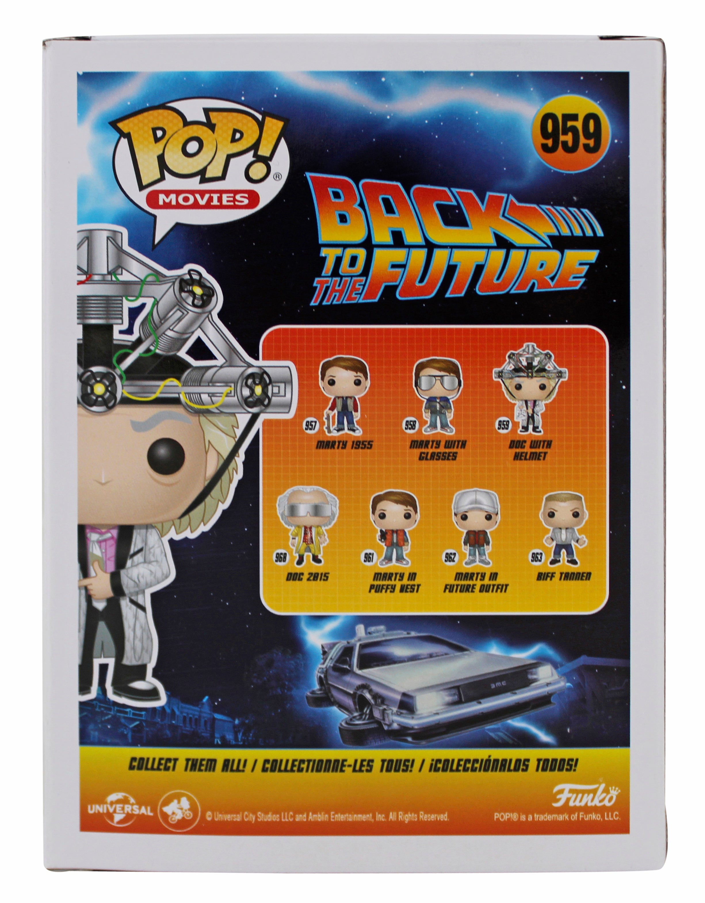 Christopher Lloyd Back To The Future Signed #959 Funko Pop Vinyl Figure BAS 2