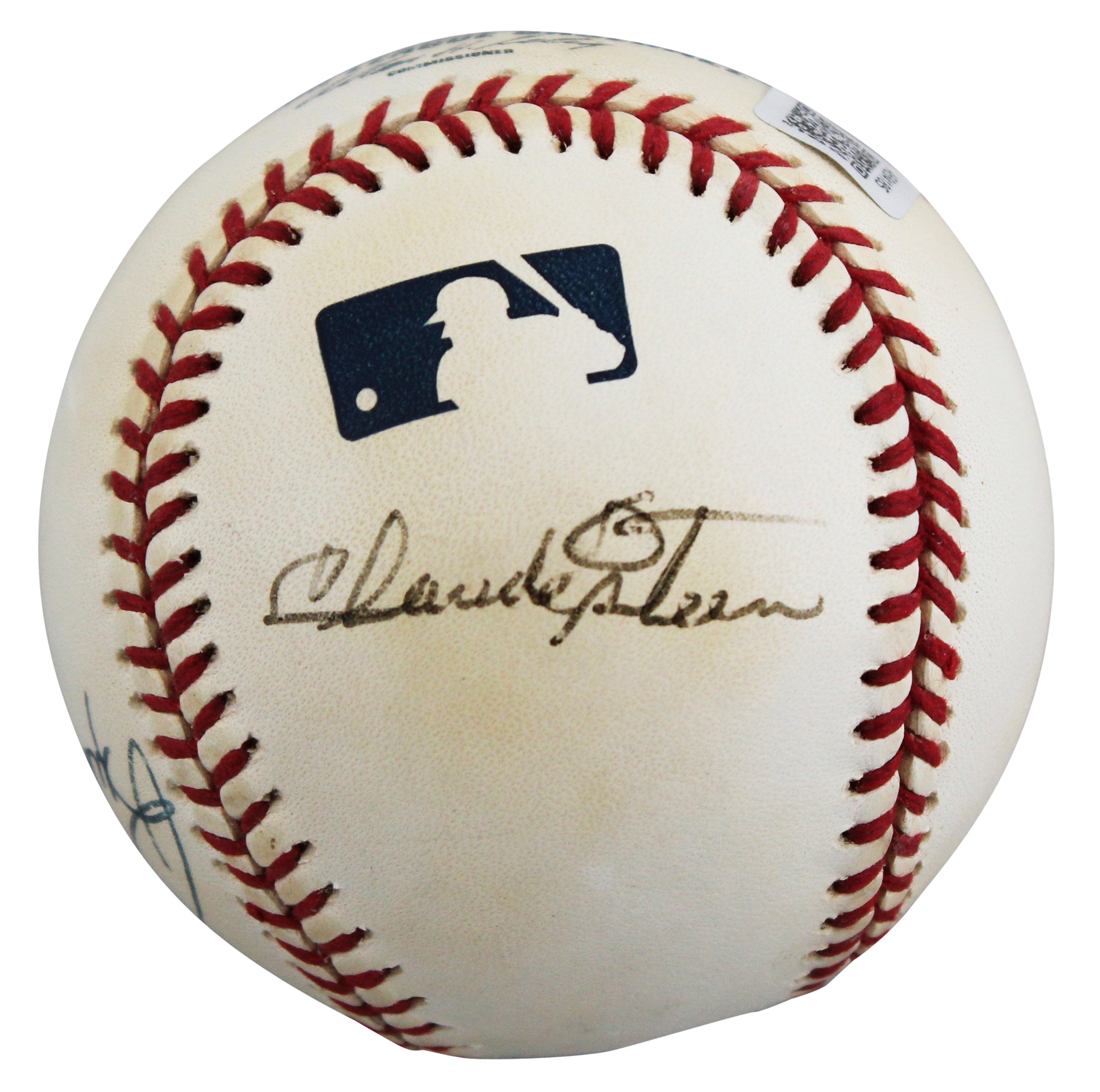 Rick Dempsey, Kevin Brown & Claude Osteen Signed OML Baseball BAS #AE64185