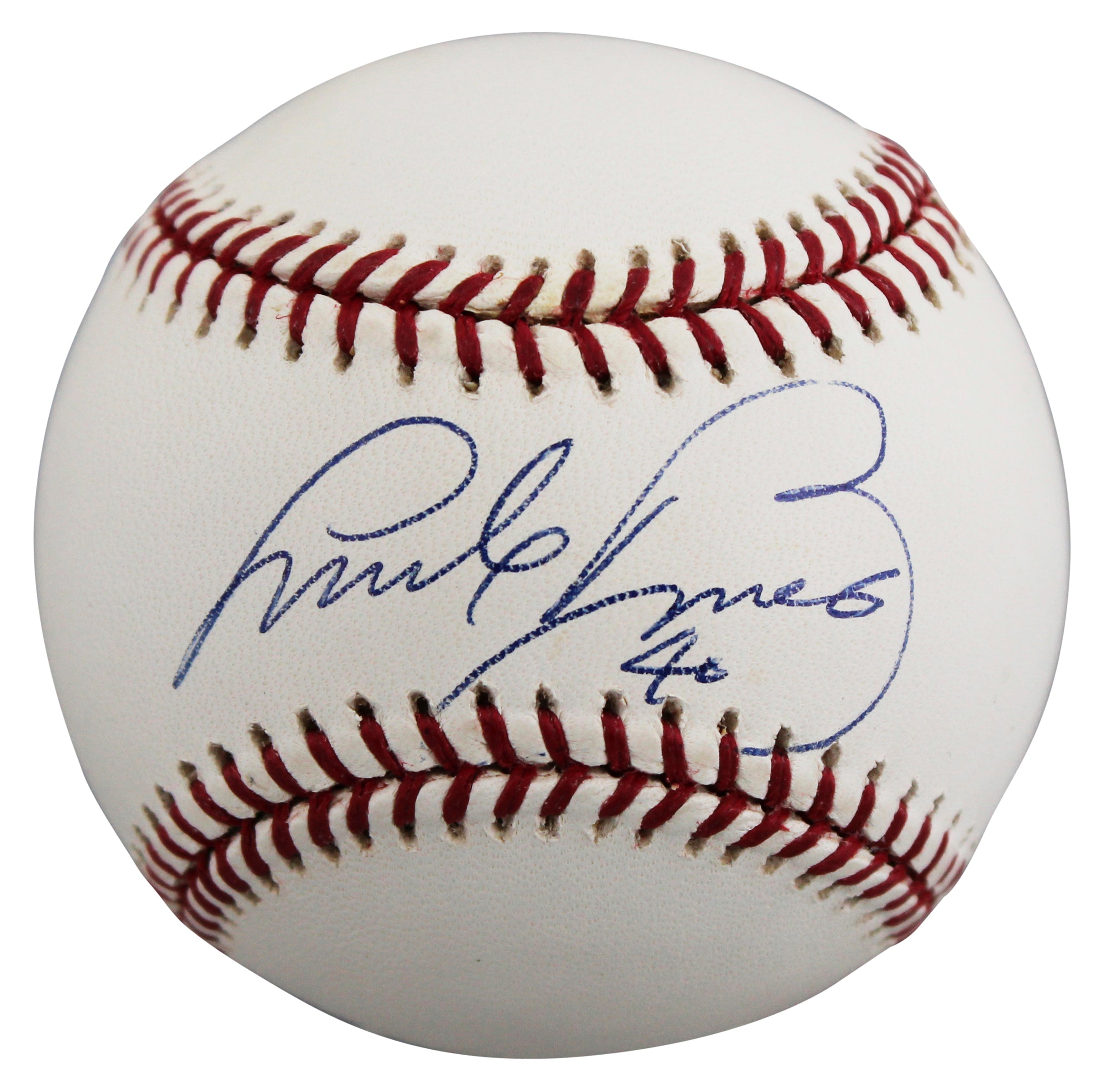 Padres Andy Benes Authentic Signed Allen Selig OML Baseball BAS #BU43454