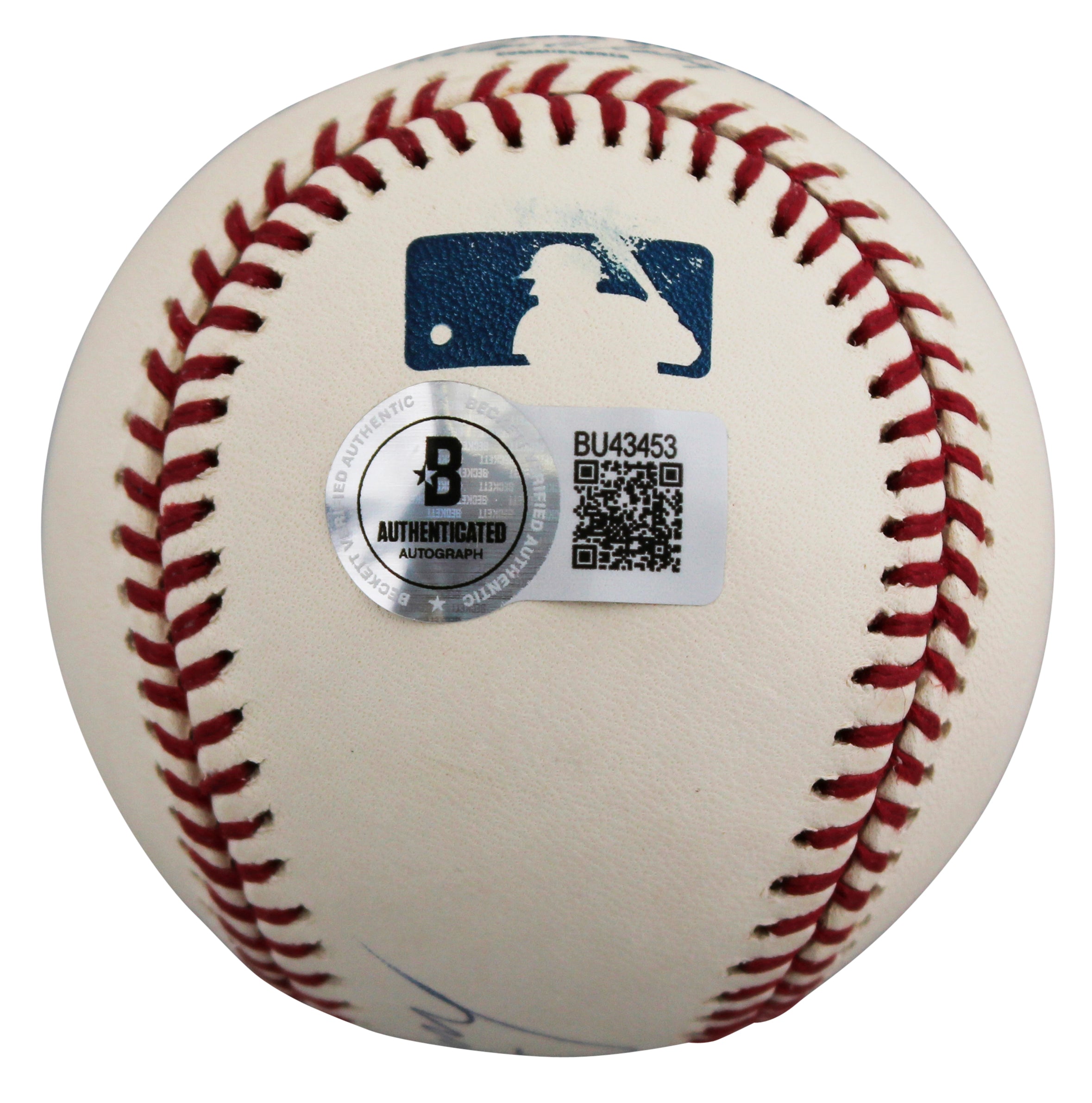 Padres Andy Benes Authentic Signed Allen Selig OML Baseball BAS #BU43453