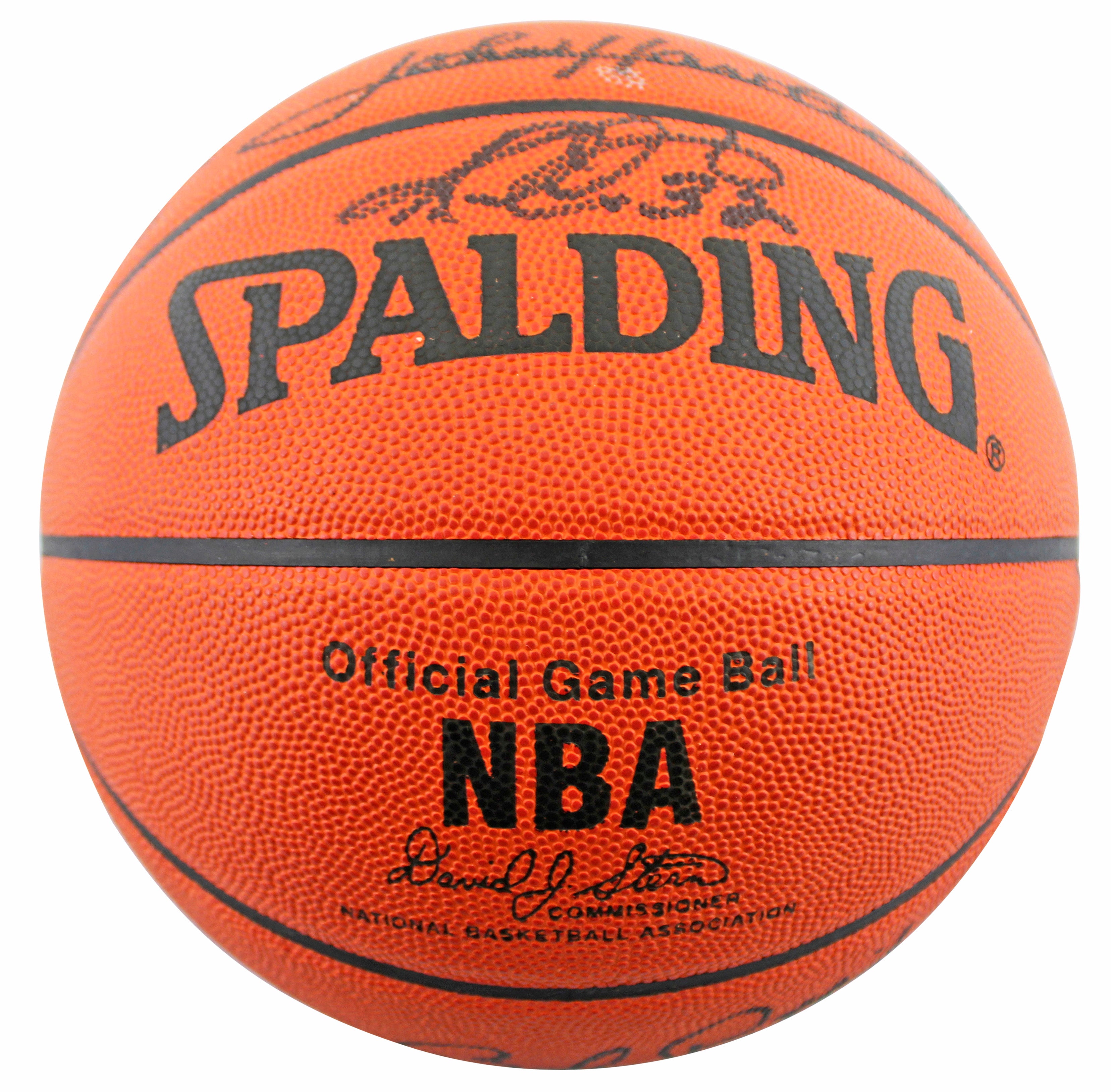 NBA 50 (13) Havelicek, Johnson, Bird, O'Neal Signed Official NBA Basketball BAS