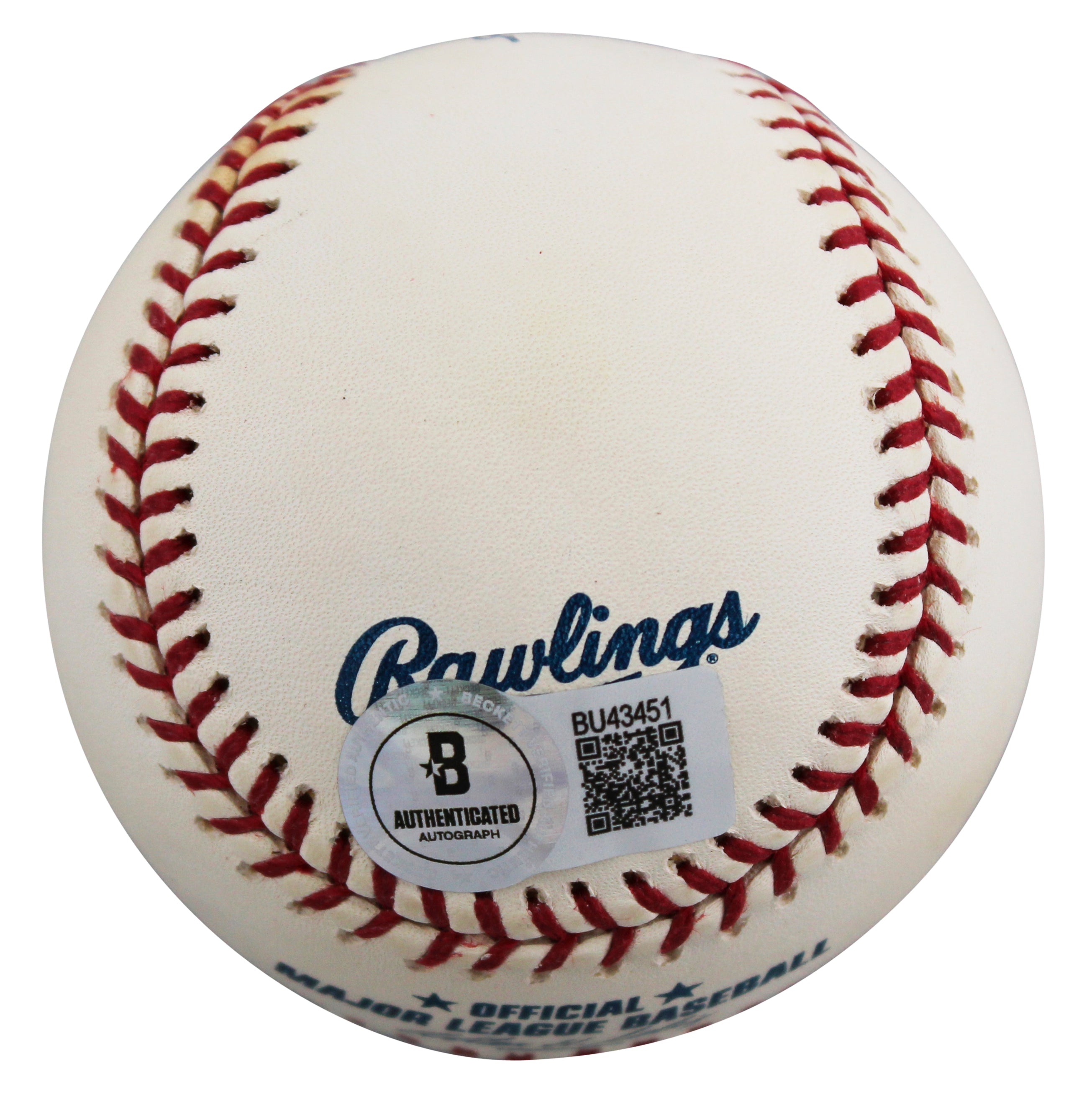 Padres Andy Benes Authentic Signed Allen Selig OML Baseball BAS #BU43451