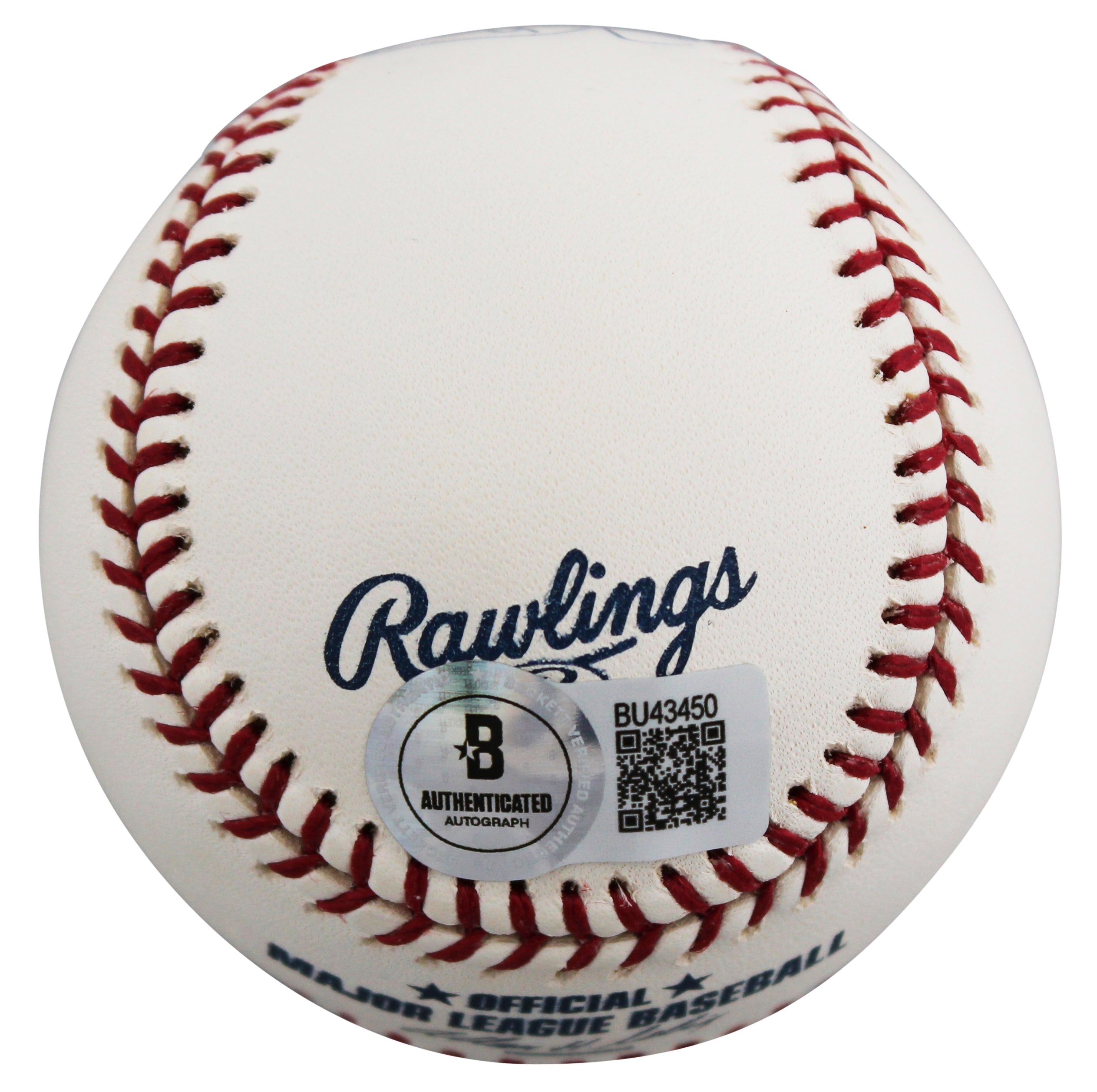 Padres Andy Benes Authentic Signed Allen Selig OML Baseball BAS #BU43450