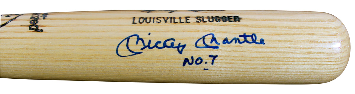 Yankees Mickey Mantle "No. 7" Signed Louisville Slugger Bat Auto 10 PSA #AO07828