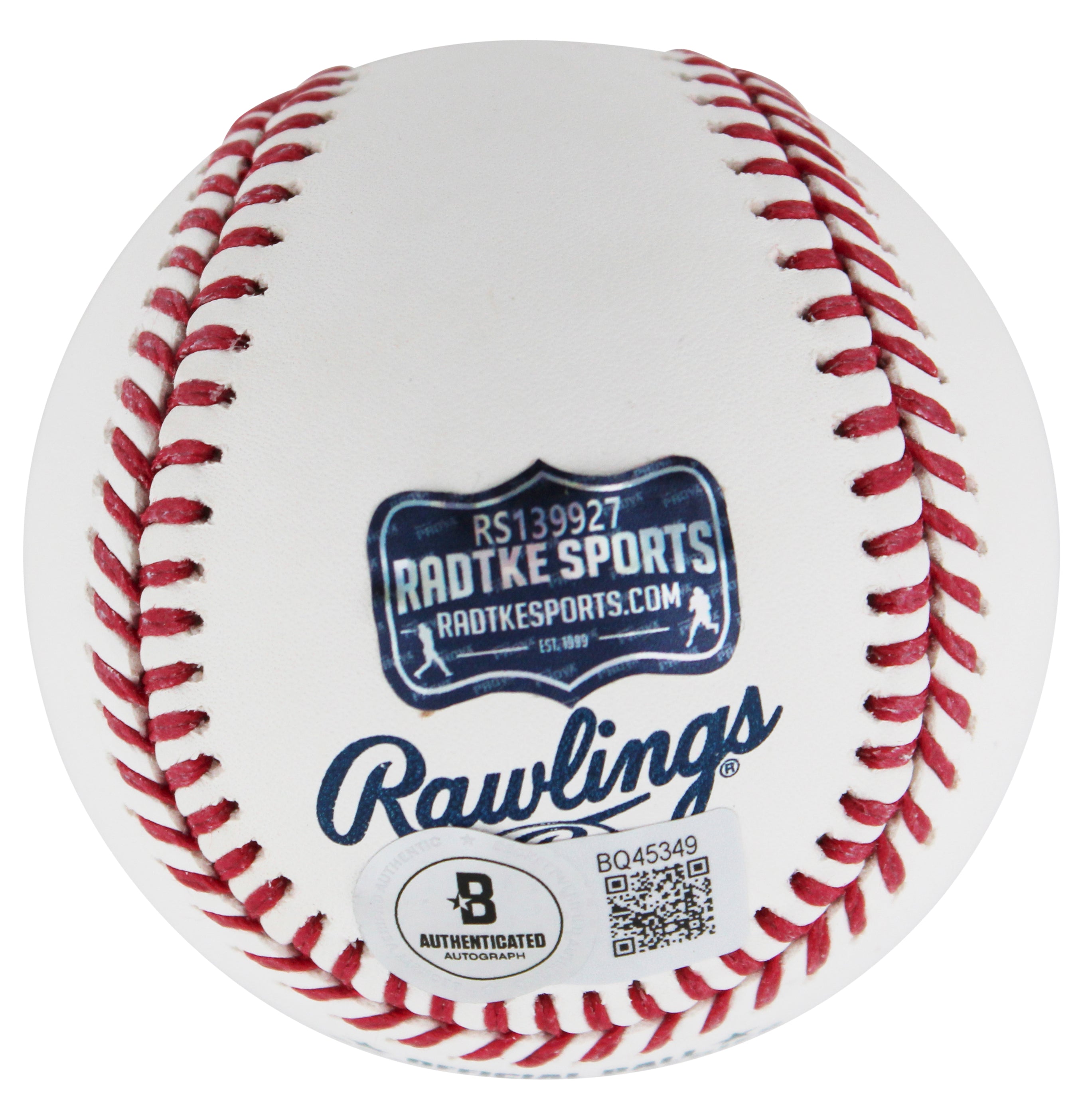 Rangers Will Smith "23 WS Champ" Signed 2023 WS Logo Baseball BAS #BQ45349