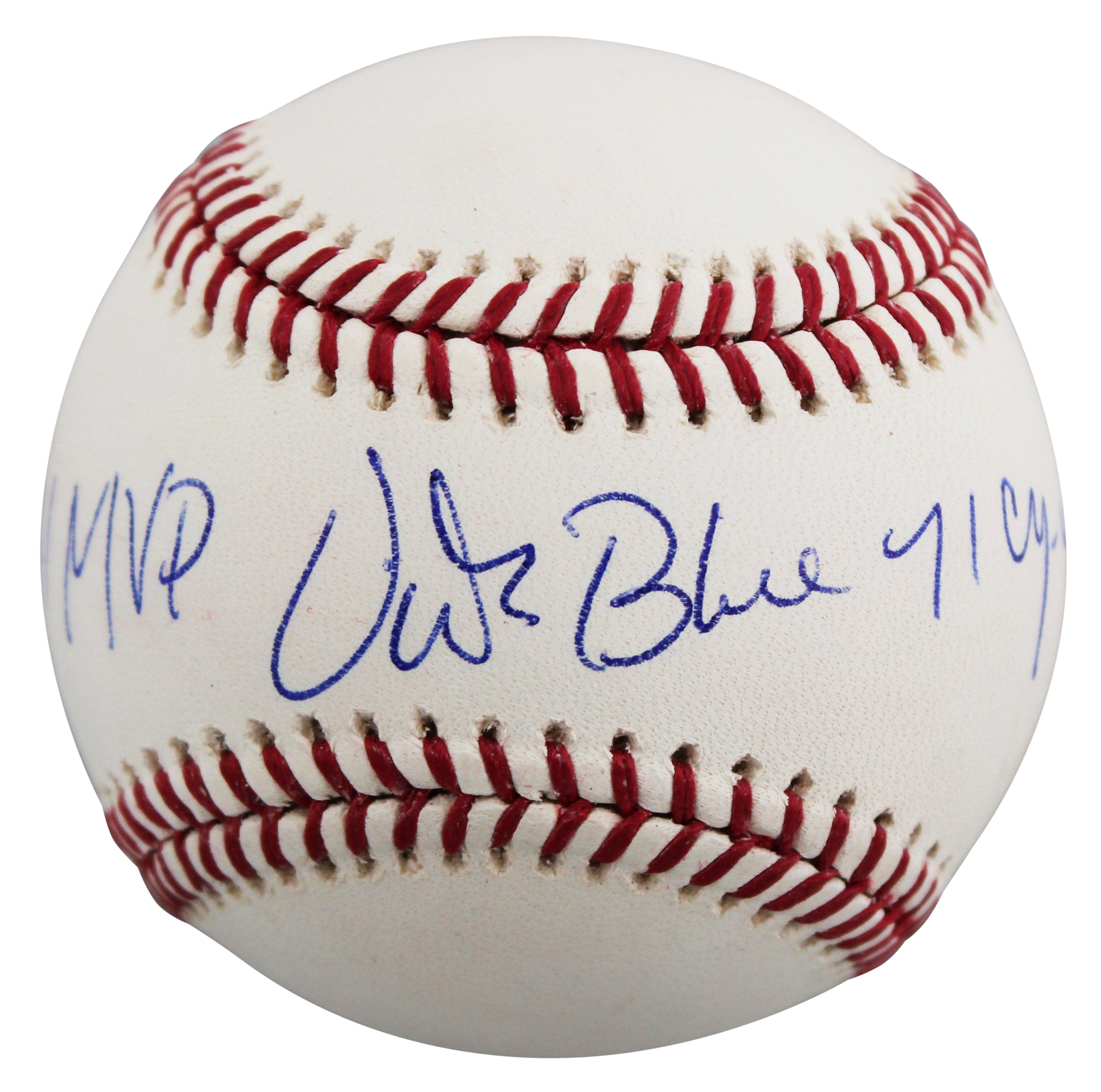 Athletics Vida Blue "71 Cy Young, 71 MVP" Signed OAL Baseball BAS #BU43404