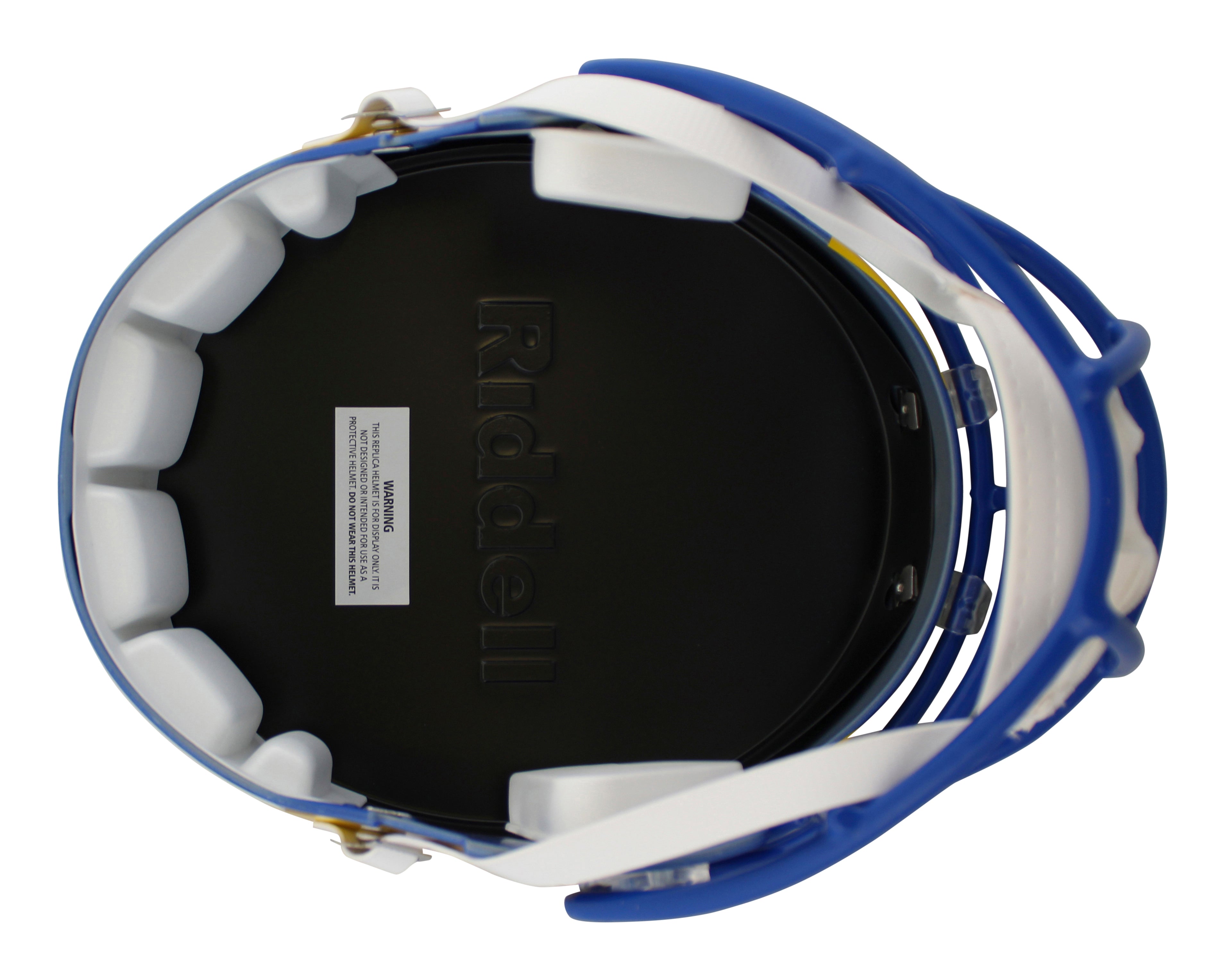 Rams Braden Fiske Signed Full Size Speed Rep Helmet W/ Case BAS Witnessed