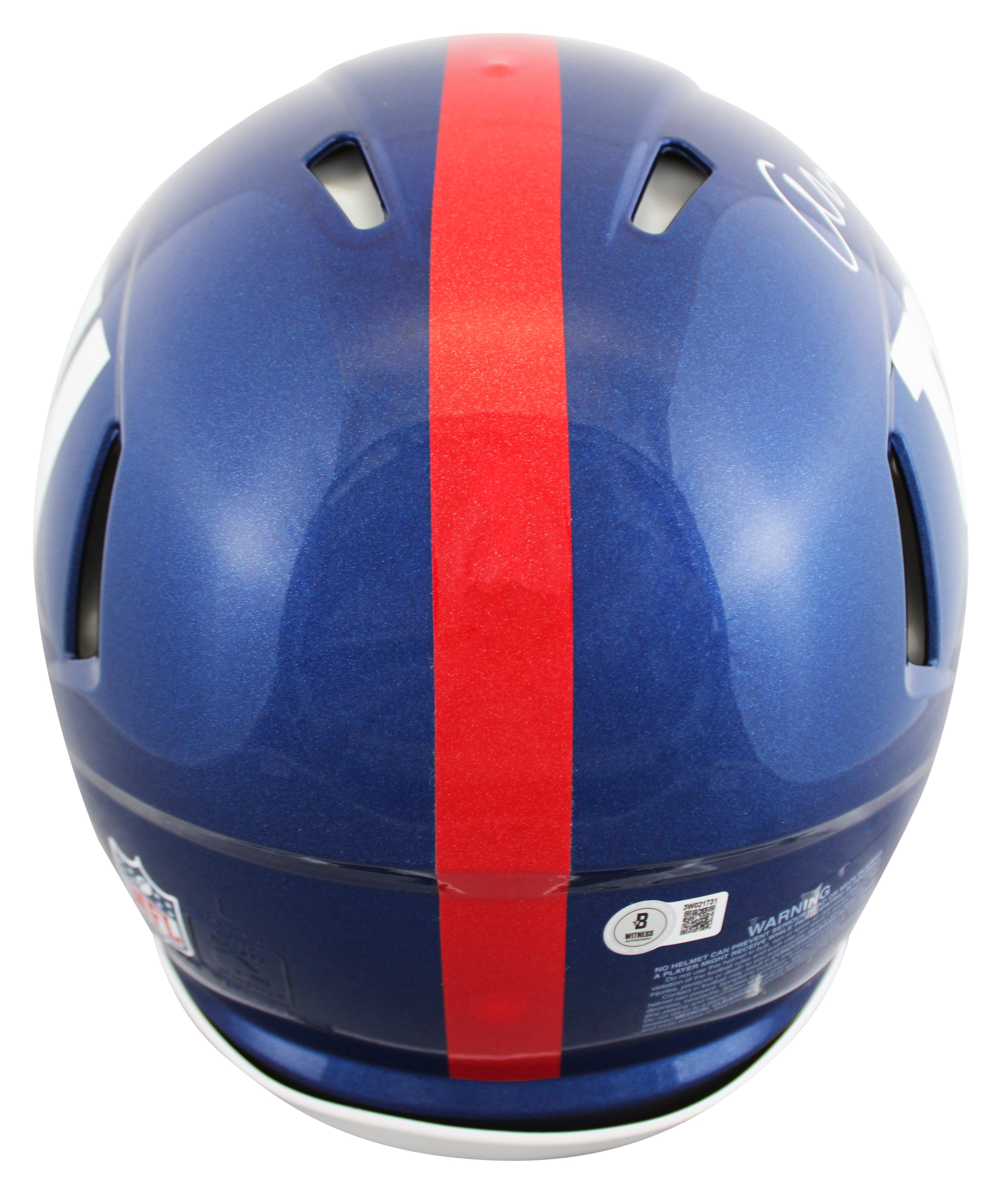 Giants Abdul Carter Authentic Signed Full Size Speed Proline Helmet BAS Witness