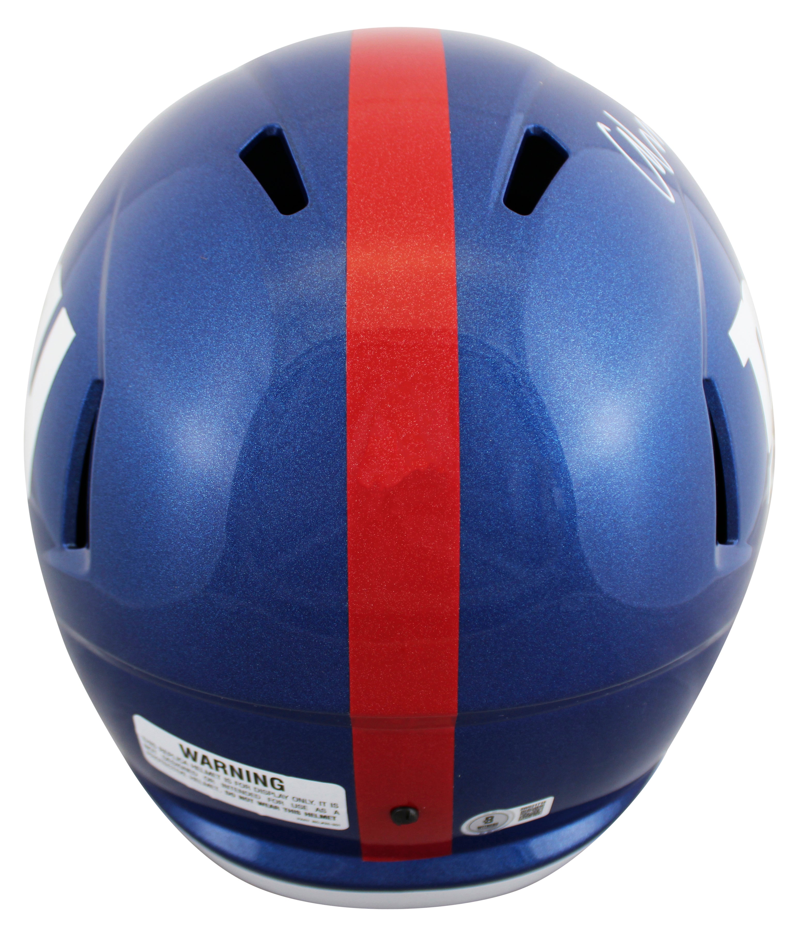 Giants Abdul Carter Authentic Signed Full Size Speed Rep Helmet BAS Witnessed