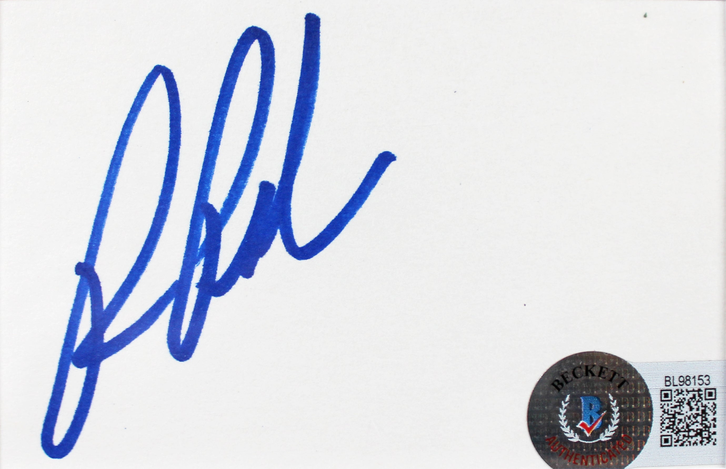 Ron Perlman Hellboy Authentic Signed & Framed 3x5 Index Card Autographed BAS