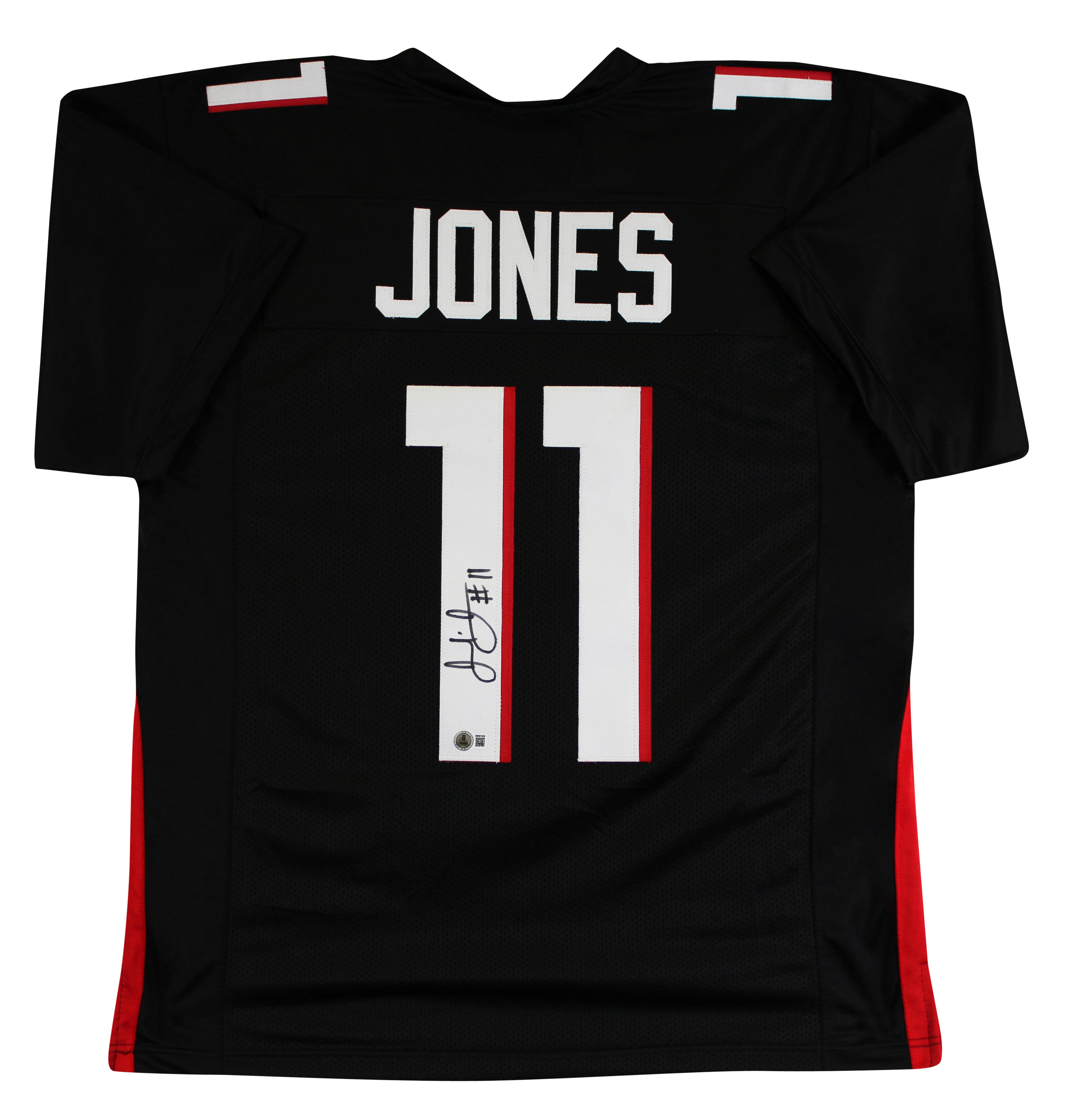 Julio Jones Authentic Signed Black Pro Style Jersey Autographed BAS Witnessed