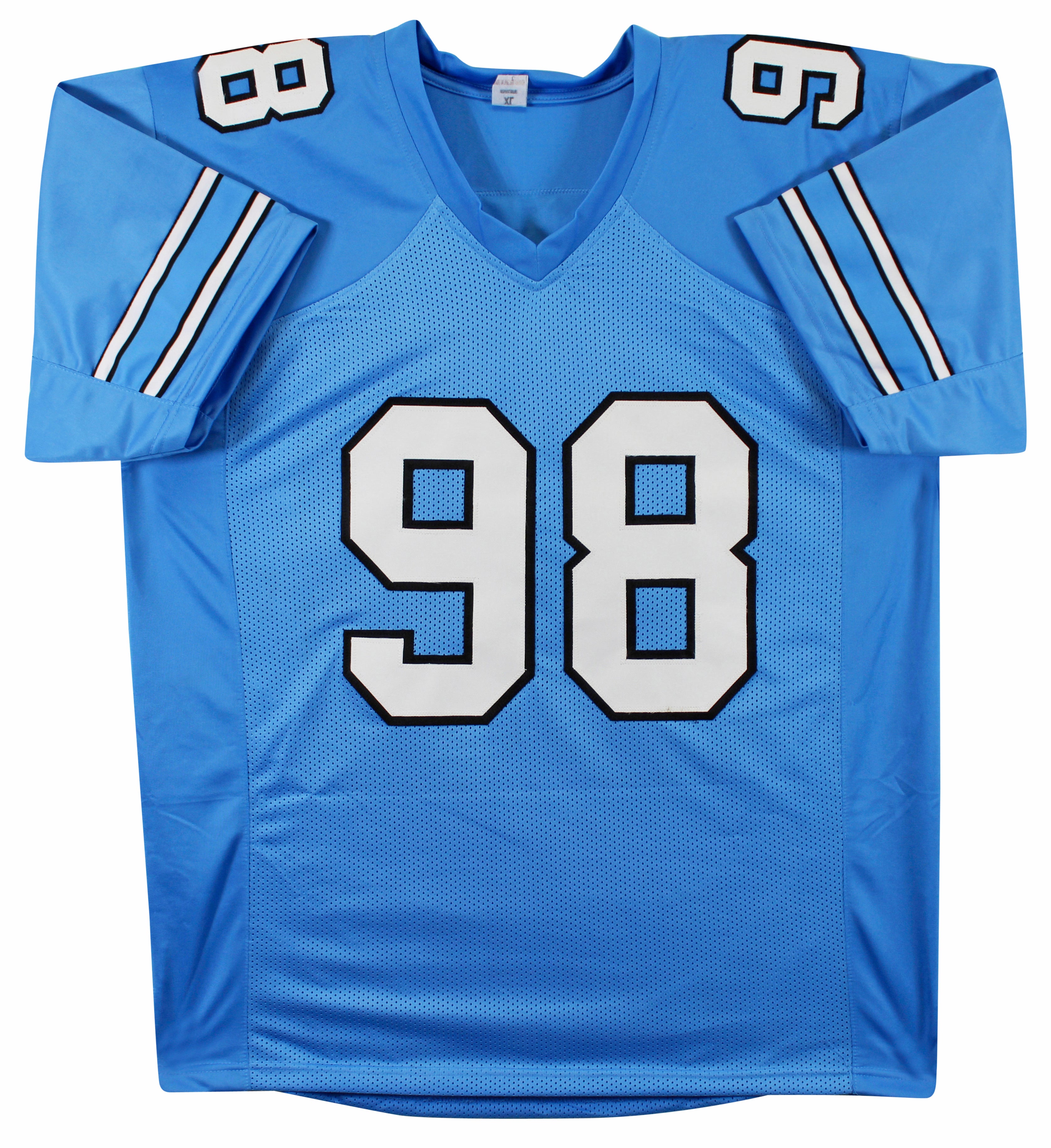 UNC Lawrence Taylor Authentic Signed Light Blue Pro Style Jersey BAS Witnessed