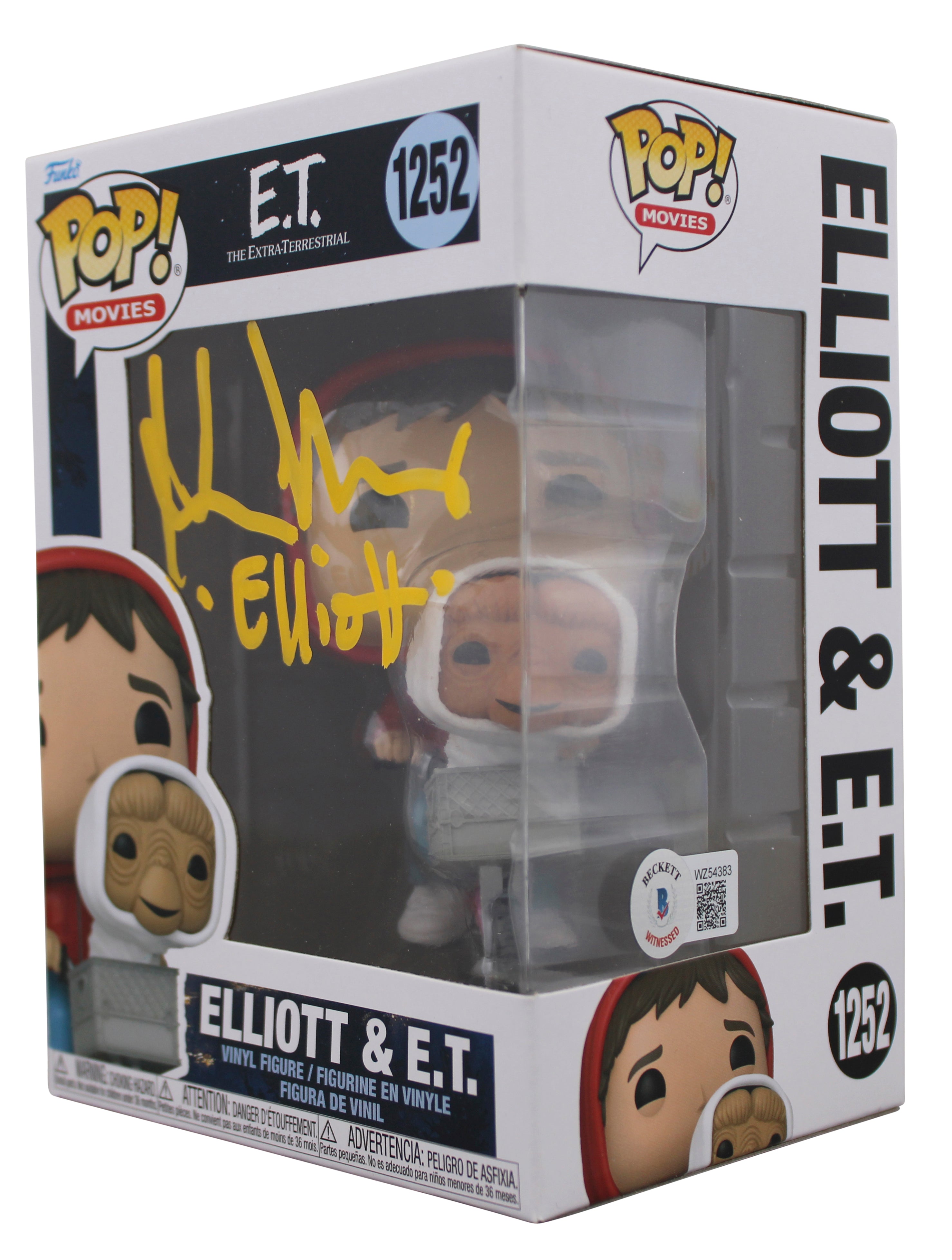 Henry Thomas E.T. "Elliott" Signed #1252 Funko Pop Vinyl Figure BAS 2