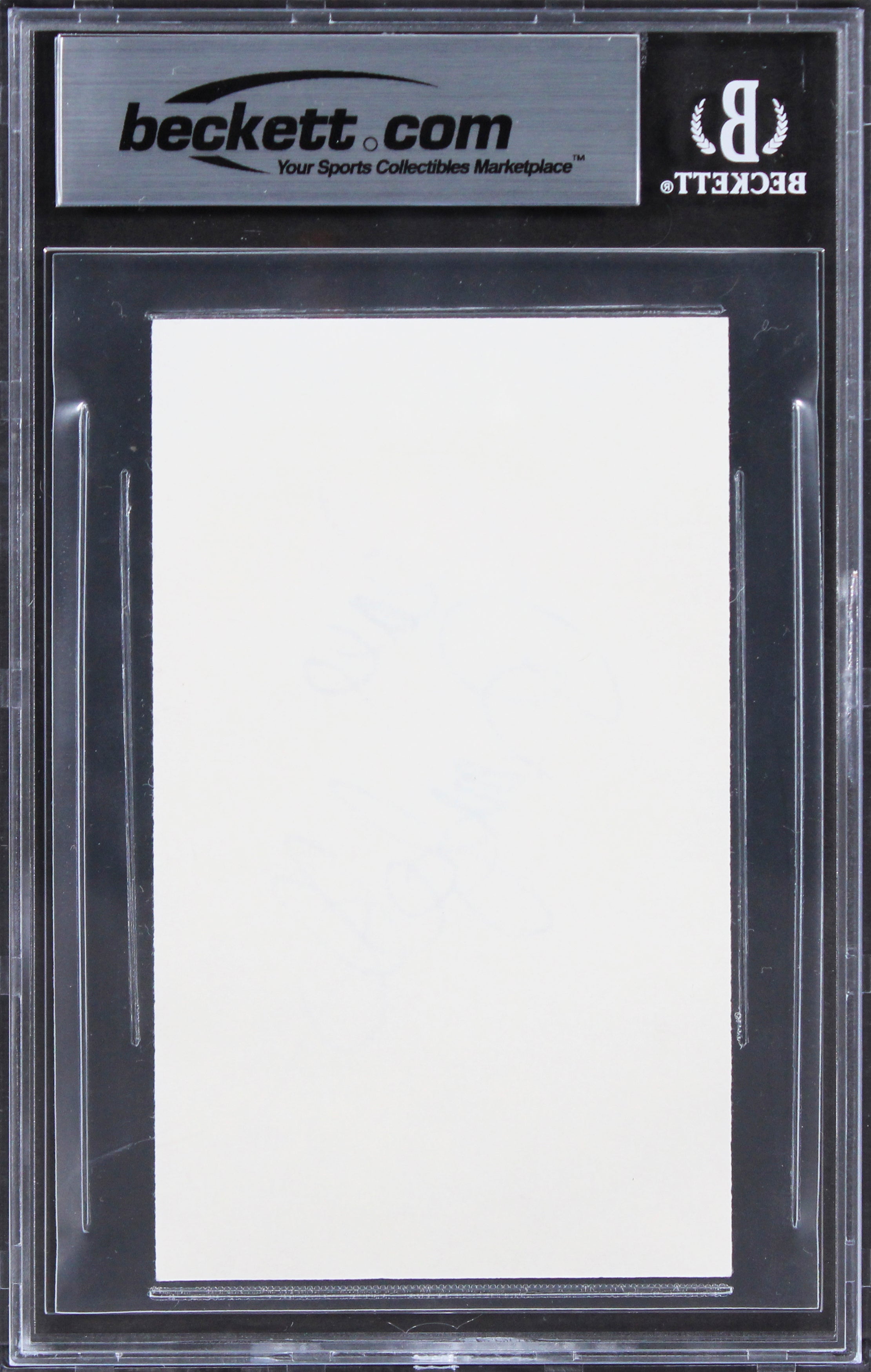 Rosanna Arquette Crash "Peace" Authentic Signed 3x5 Index Card BAS Slabbed 1