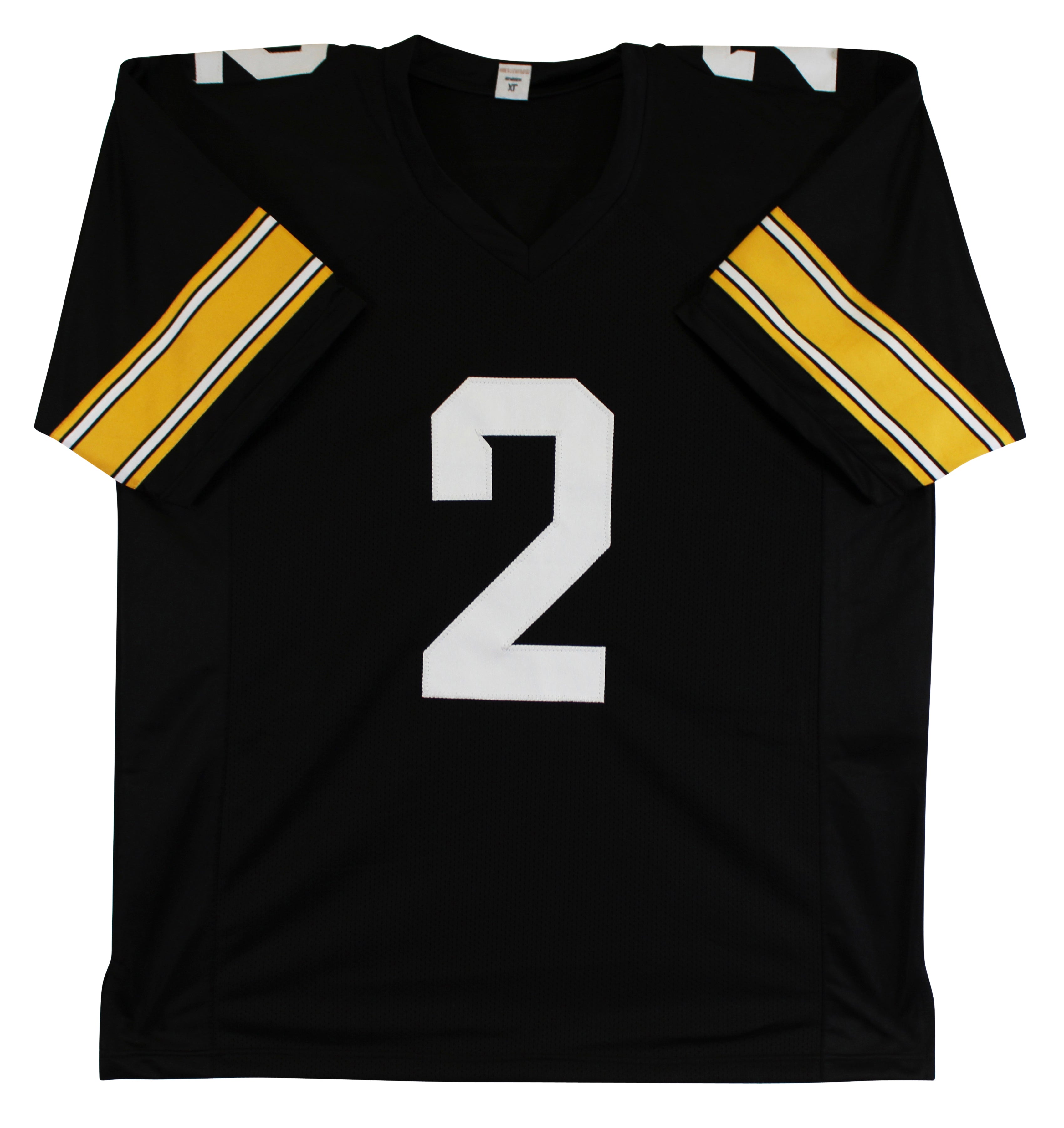 Iowa Kaleb Johnson Authentic Signed Black Pro Style Jersey BAS Witnessed