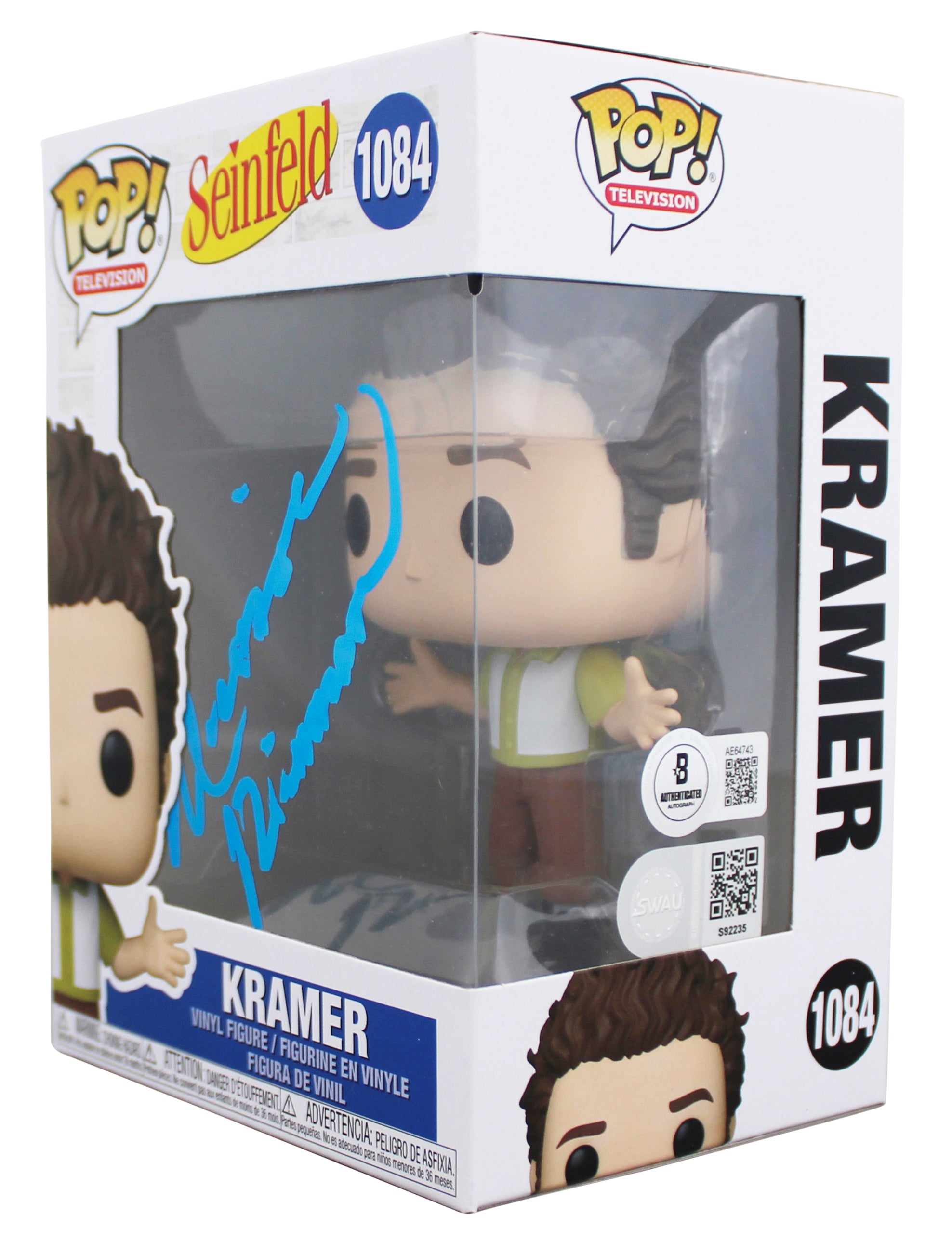 Michael Richards Signed Kramer #1084 Funko Pop Vinyl Figure BAS #AE64743