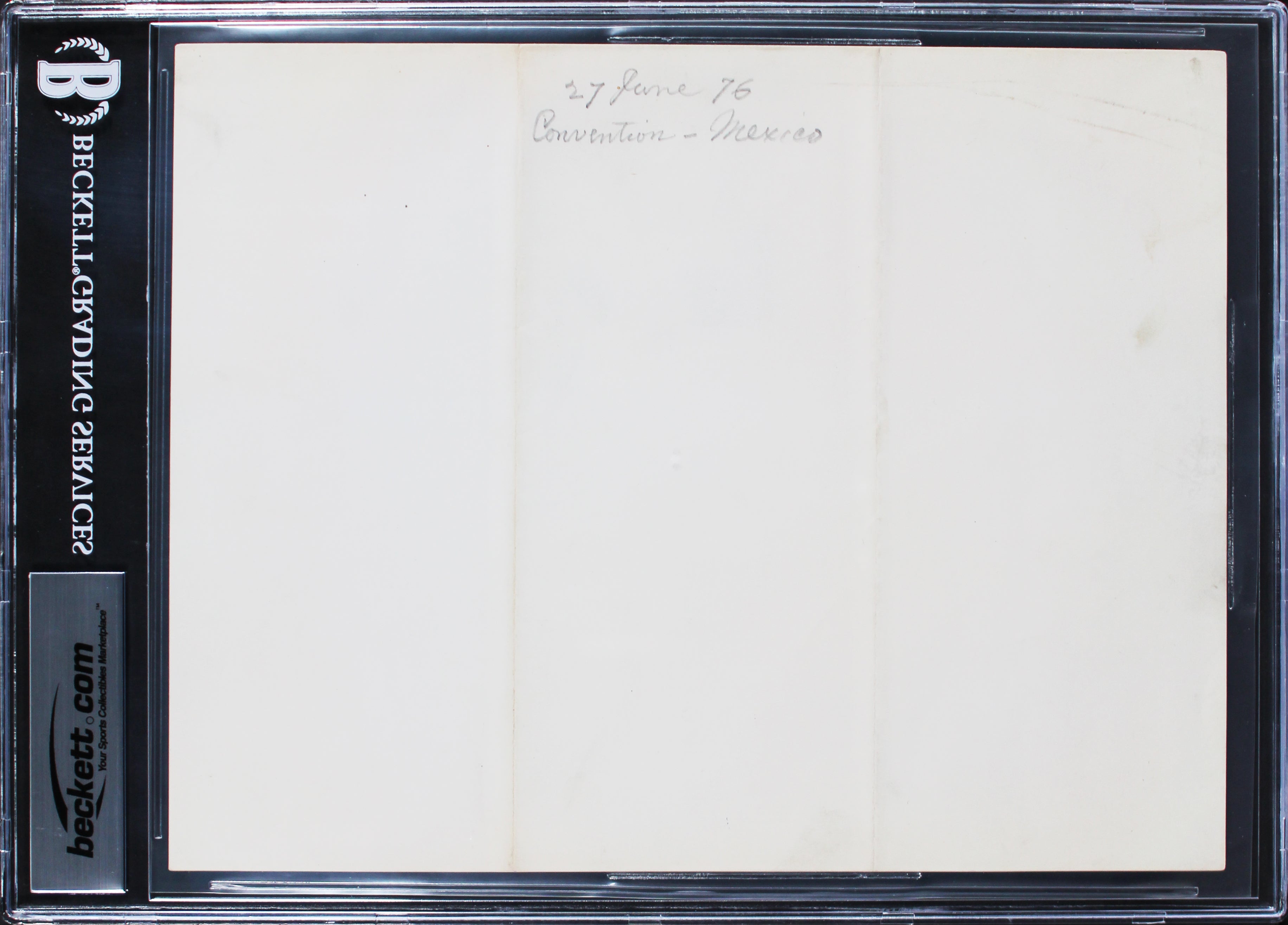 Ulysses S. Grant Signed 7.75x10 Ratification Document Dated June 1876 BAS Slab