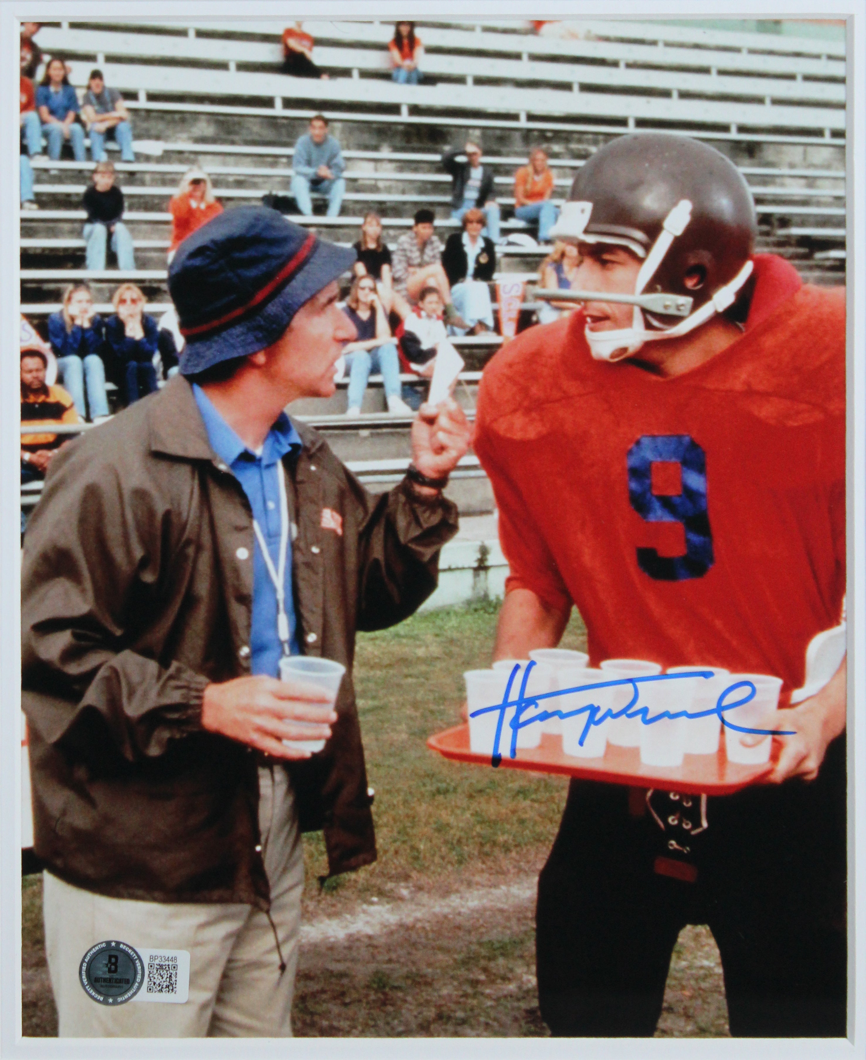 Adam Sandler & Henry Winkler The Waterboy Signed Framed Display BAS & PSA