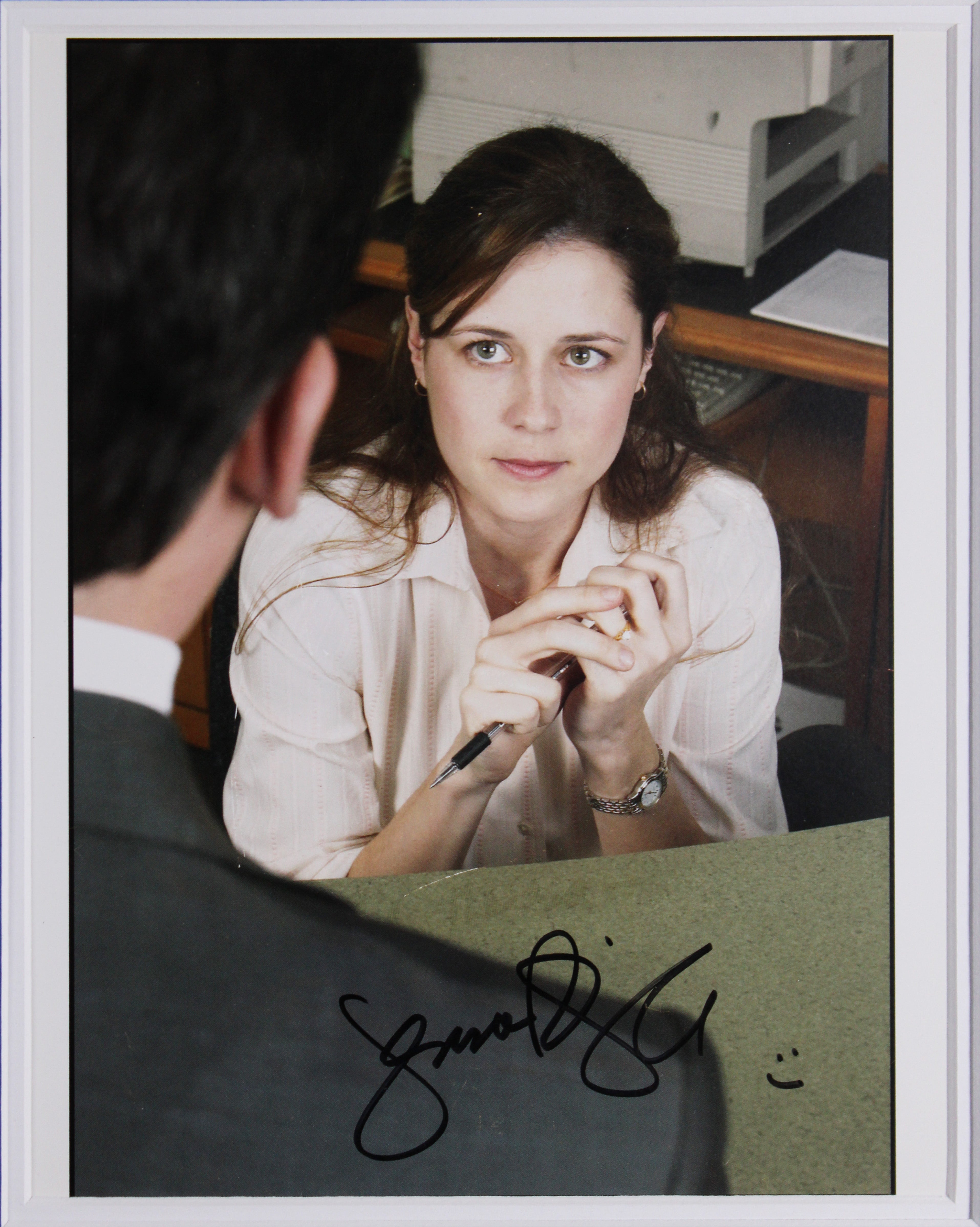 The Office (4) Carell, Wilson, Krasinski & Fischer Signed Framed Display BAS