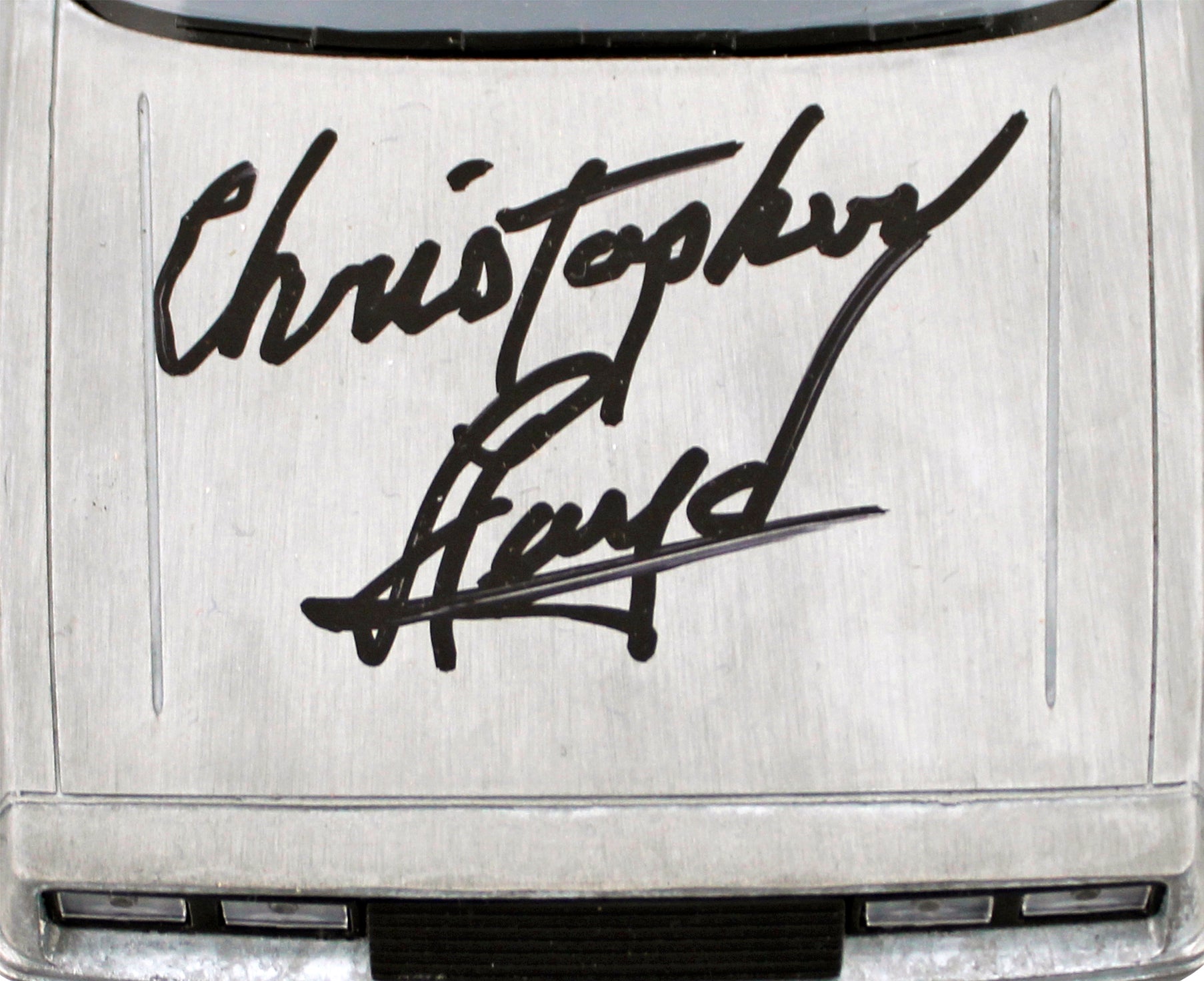 Christopher Lloyd Back To The Future Signed Die Cast DeLorean BAS #BP56170