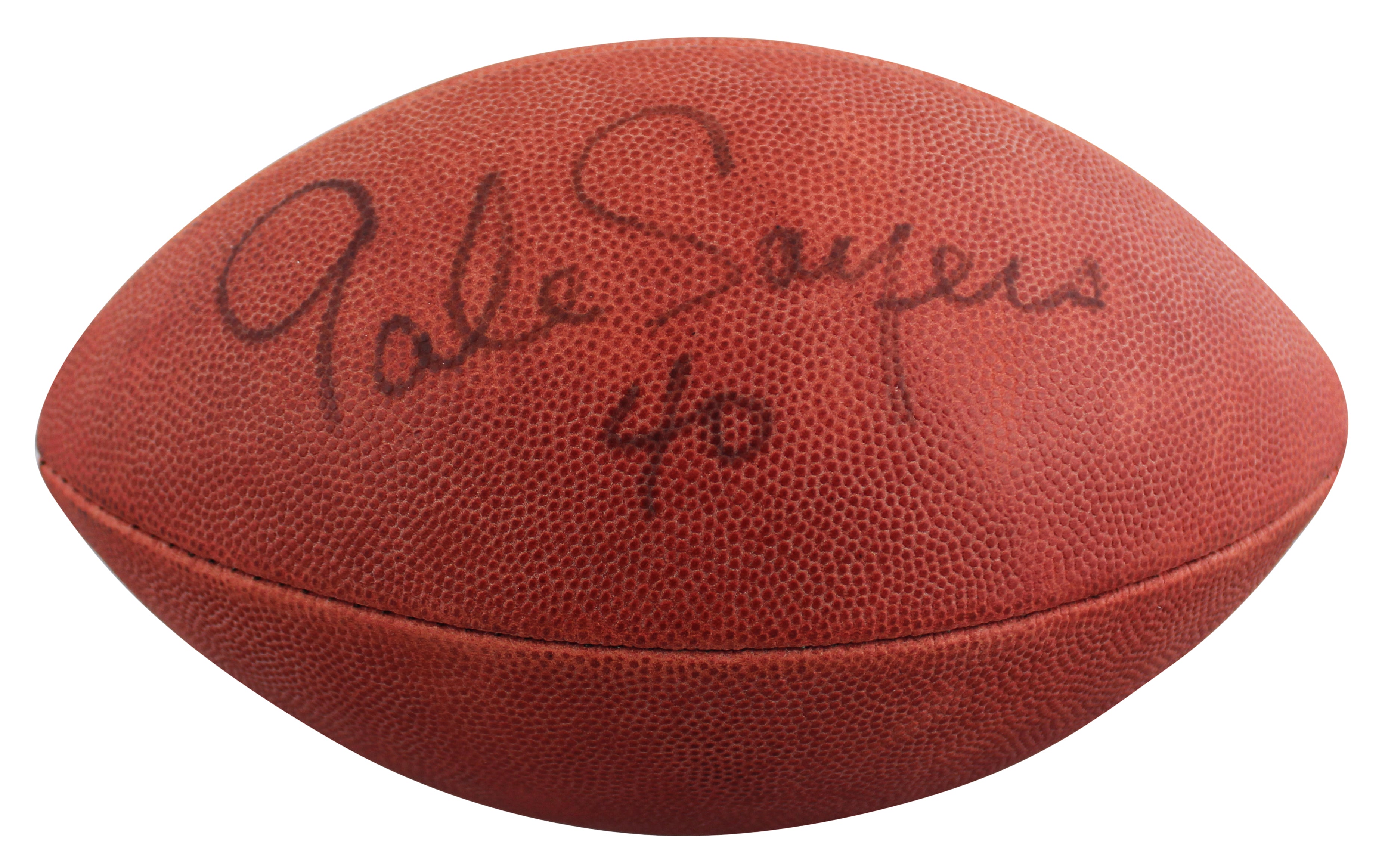 Bears Gale Sayers Authentic Signed Wilson Official Nfl Football BAS #BW89037