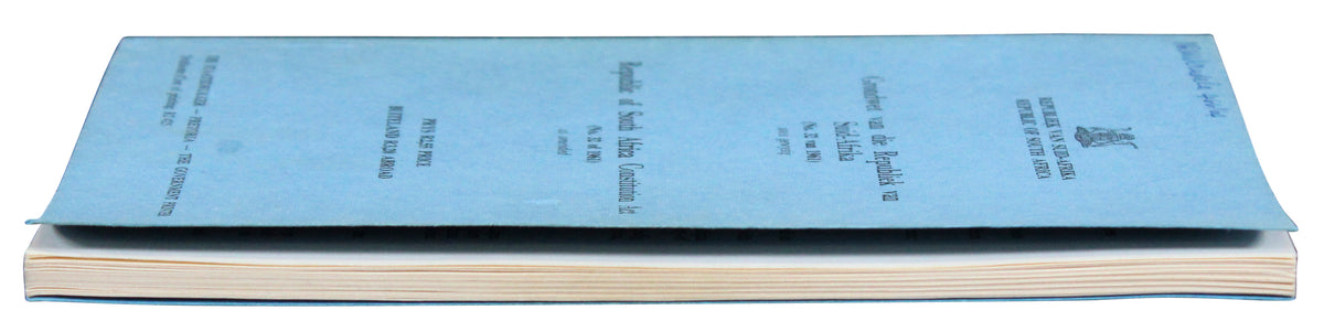 Nelson Mandela Authentic Signed South African Constitution BAS #AE13261