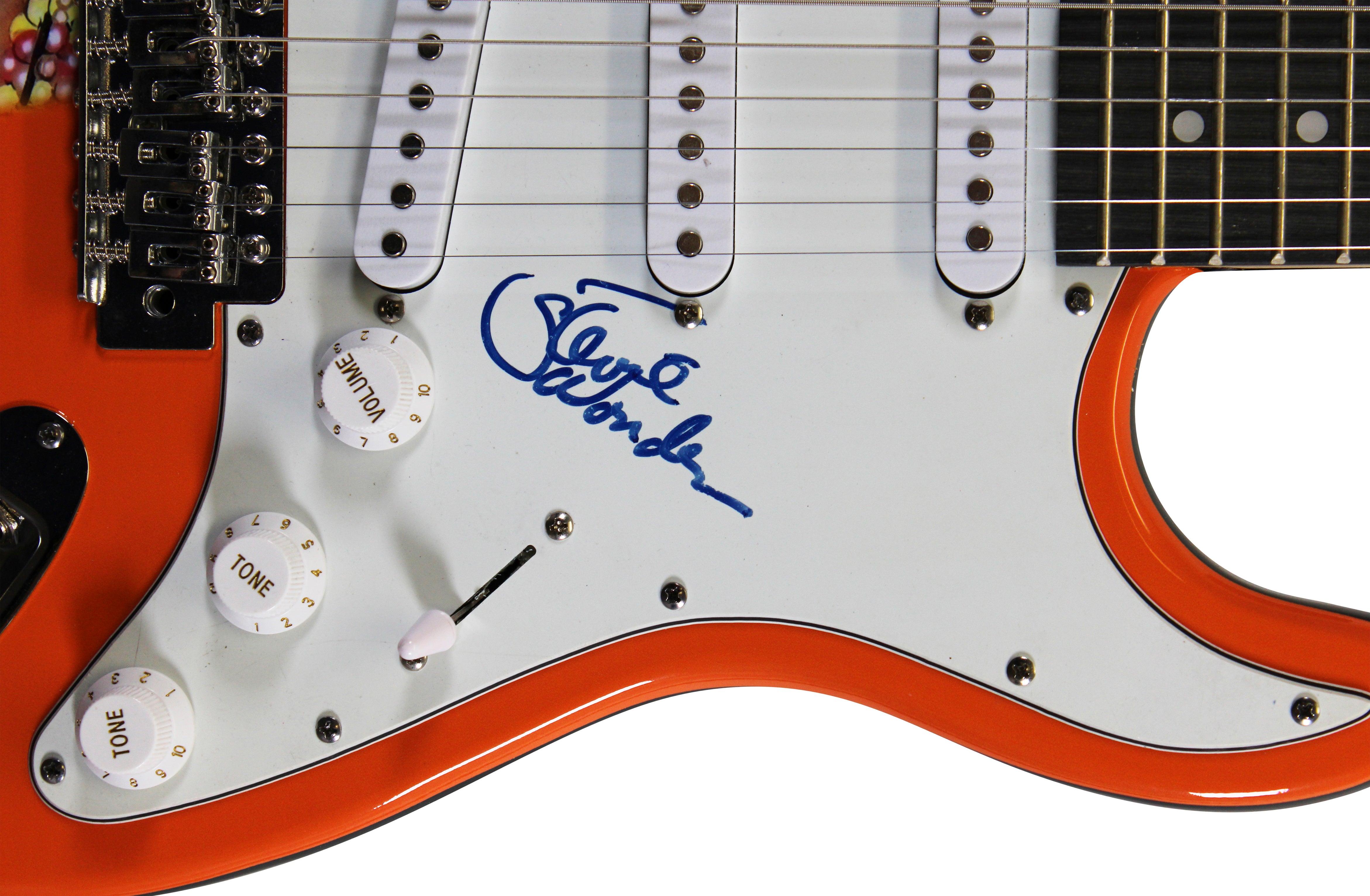 Stevie Wonder Authentic Signed Wrapped Glarry Electric Guitar JSA #ZZ42728